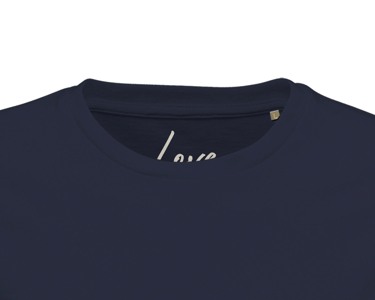 Love - "Chromatic Kiss" T-shirt French Navy 2