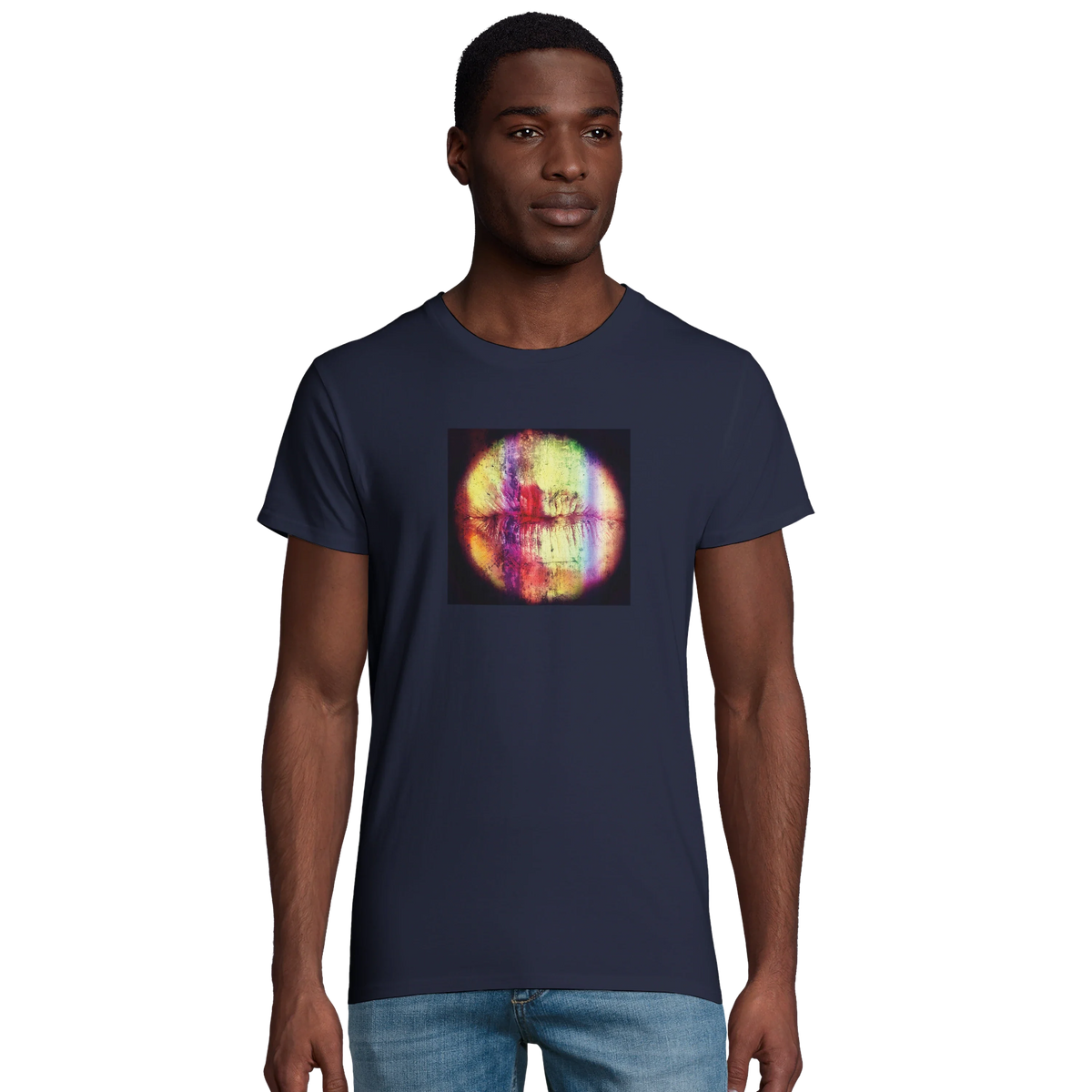 Love - "Chromatic Kiss" T-shirt French Navy 4