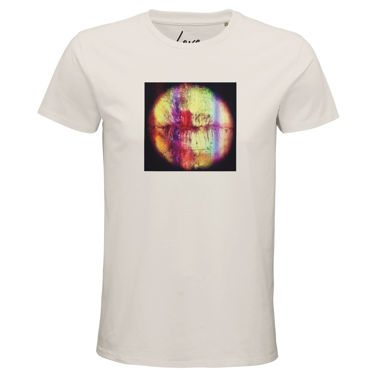 Love - "Chromatic Kiss" T-shirt Off White 1