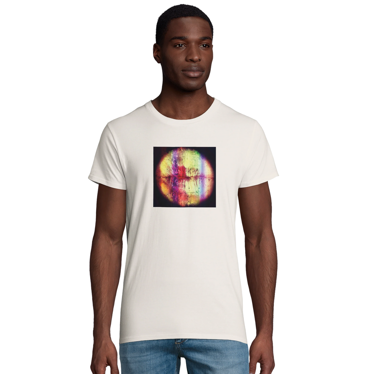 Love - "Chromatic Kiss" T-shirt Off White 4