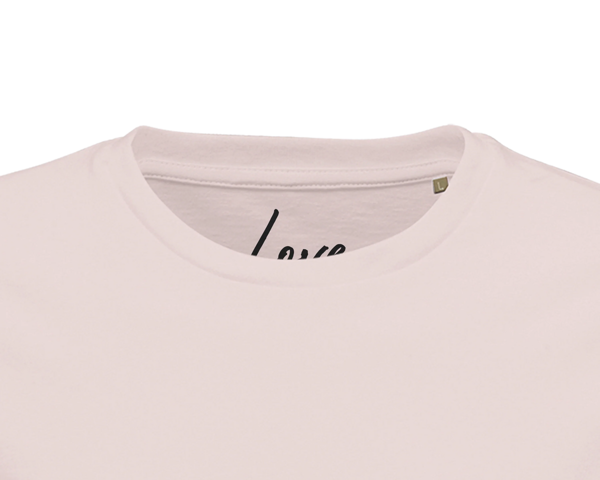 Love - "Chromatic Kiss" T-shirt Pale Pink 2