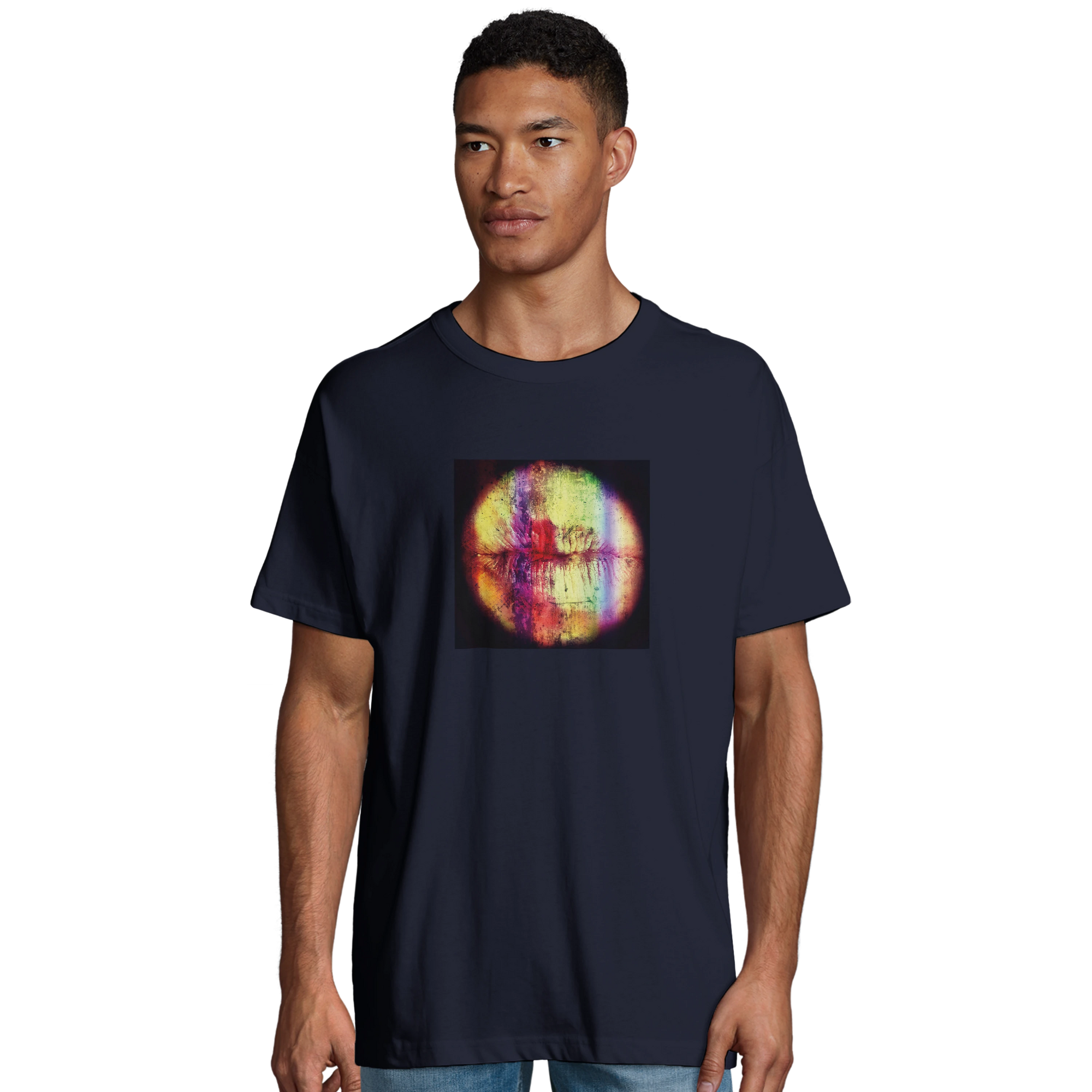 Love - "Chromatic Kiss" T-shirt French Navy 5