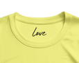 Love - "Chromatic Kiss" T-shirt Light Yellow 2