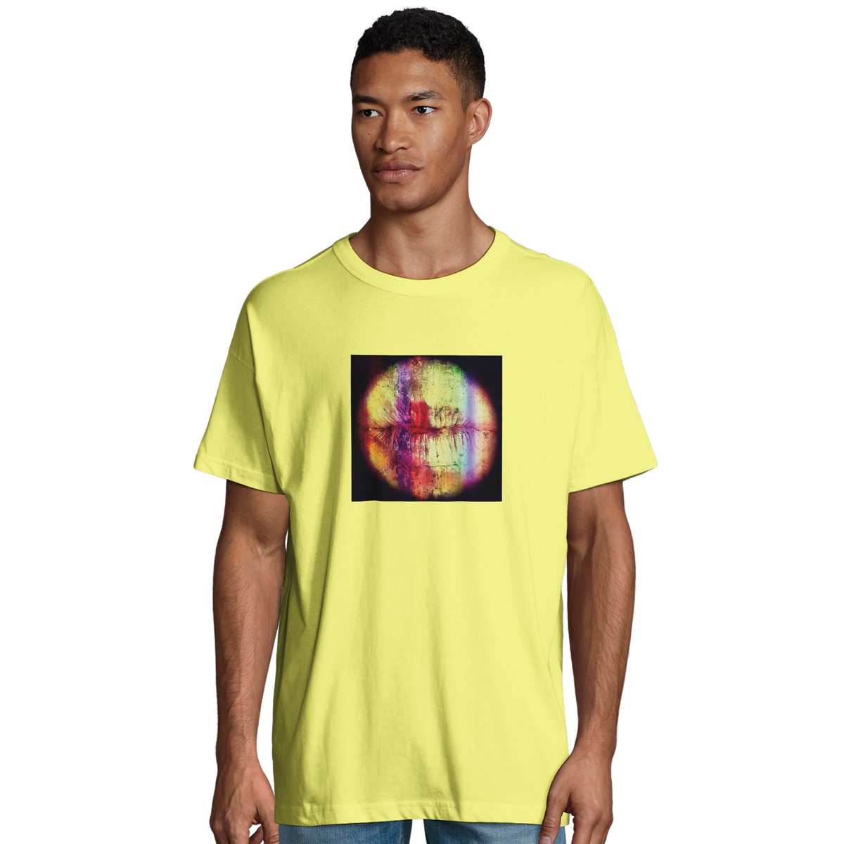 Love - "Chromatic Kiss" T-shirt Light Yellow 4