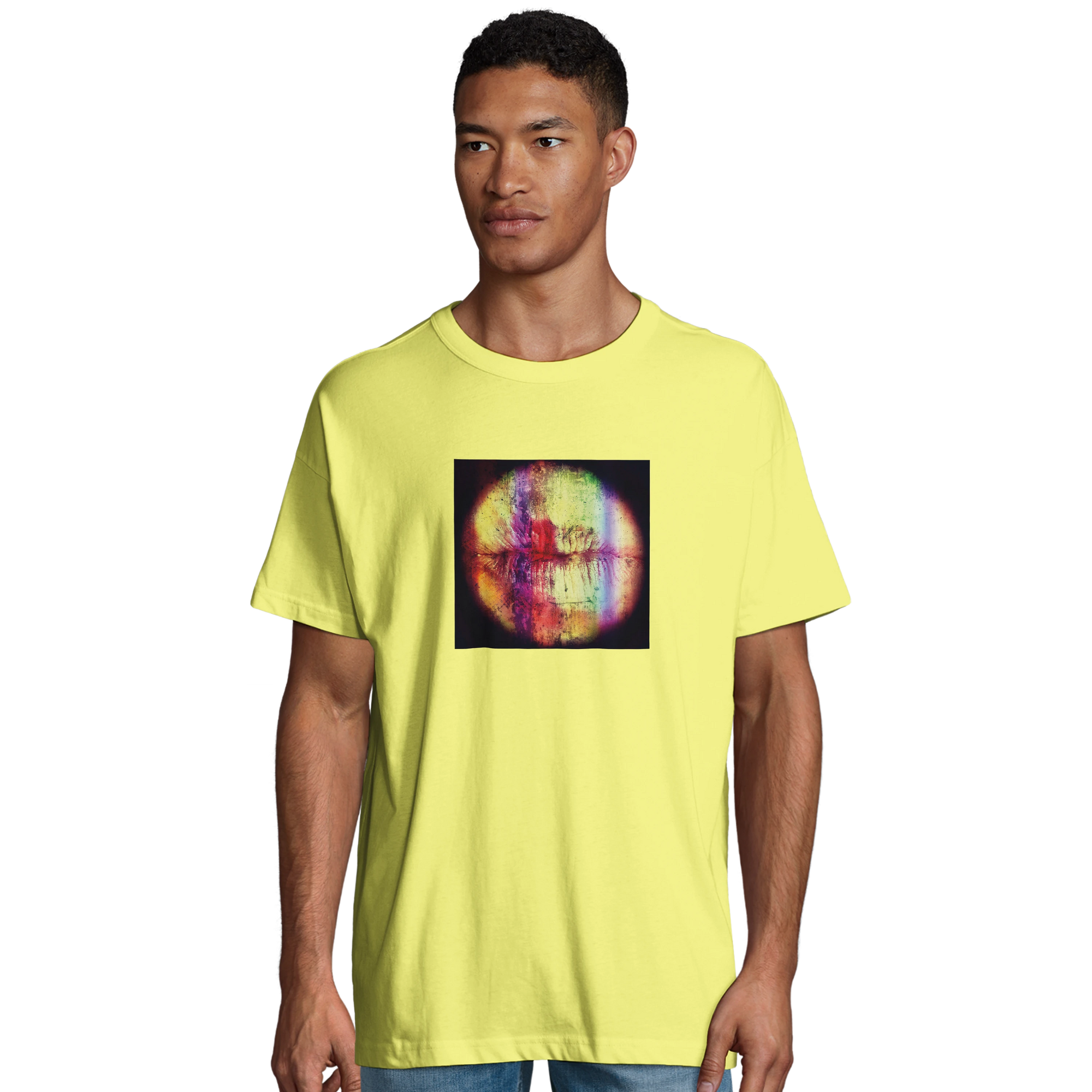 Love - "Chromatic Kiss" T-shirt Light Yellow 4