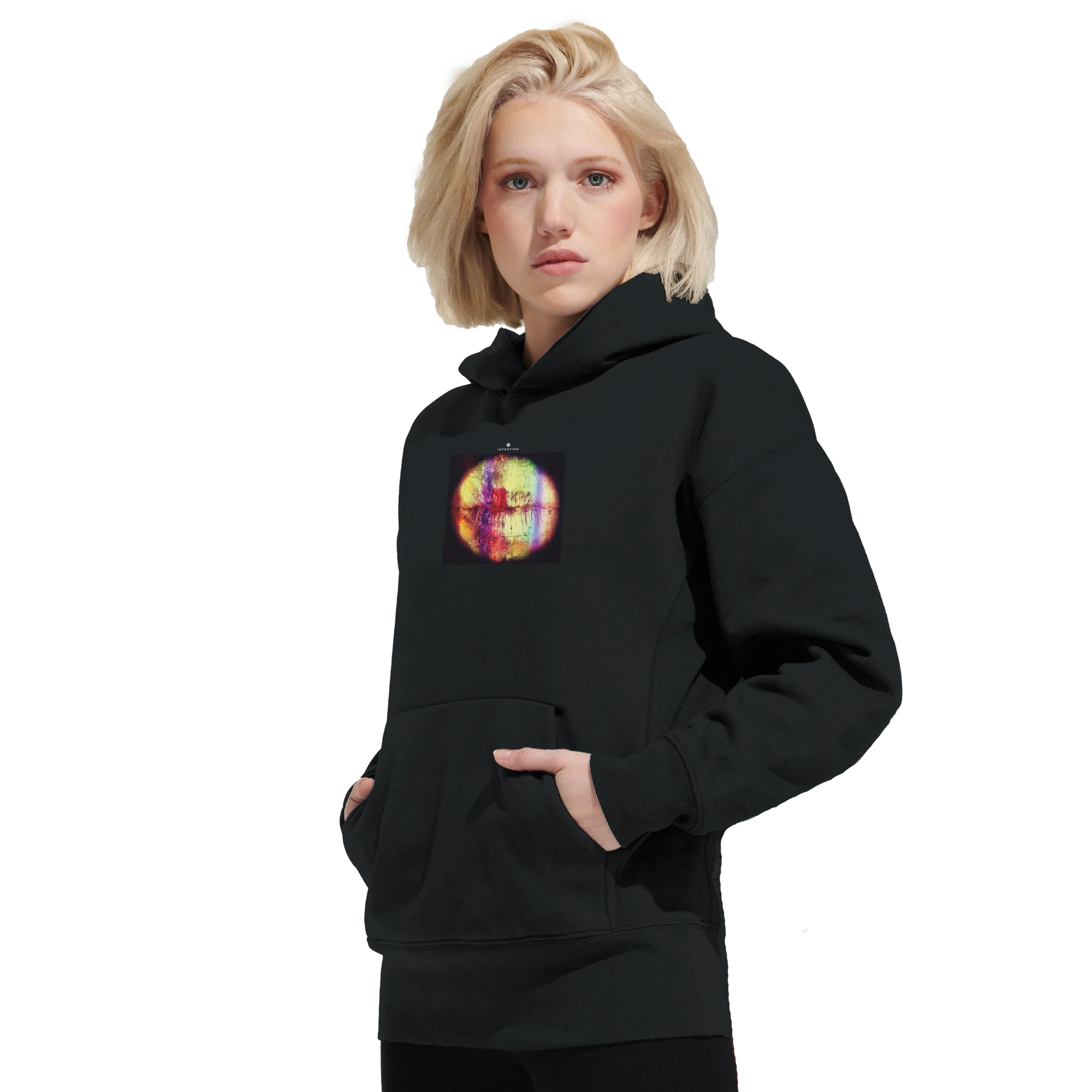 Love - "Chromatic Kiss" Hoodie Black 5