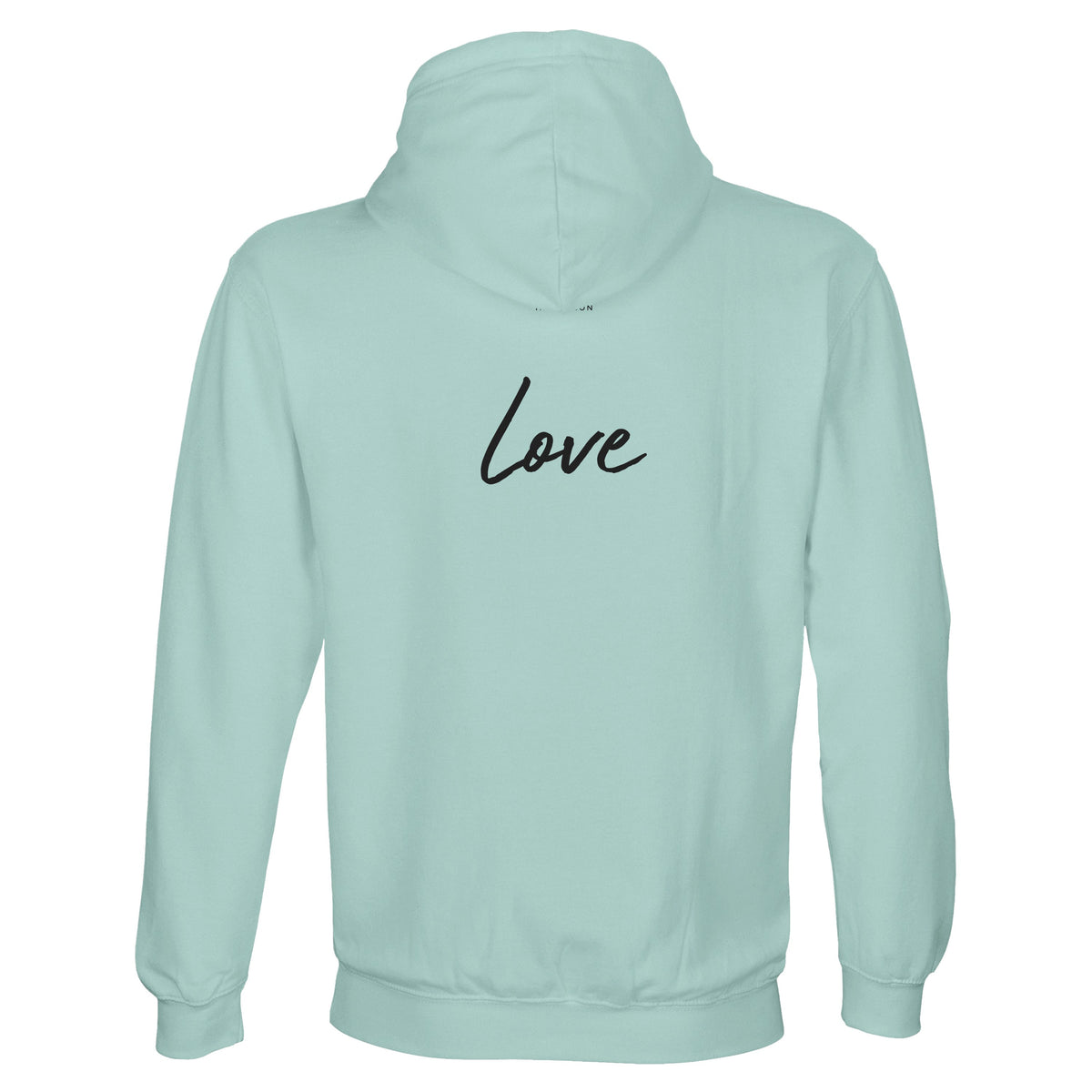 Love - "Chromatic Kiss" Hoodie arctic blue 2