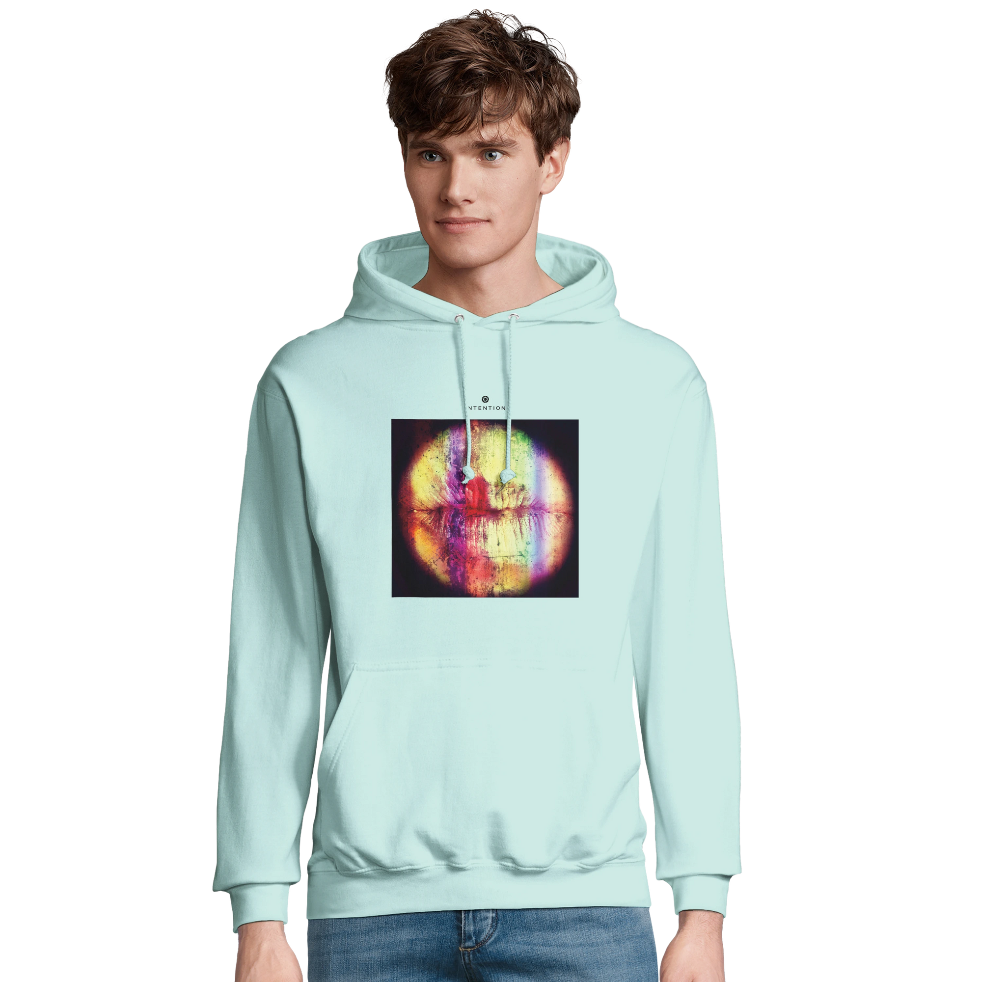 Love - "Chromatic Kiss" Hoodie arctic blue 3