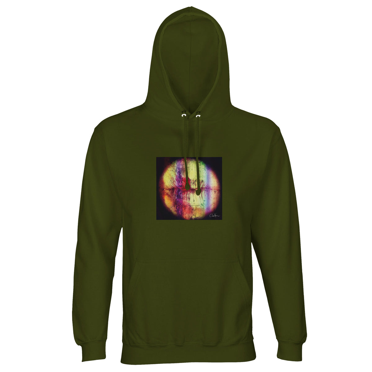 Love - "Chromatic Kiss" Hoodie Army 1