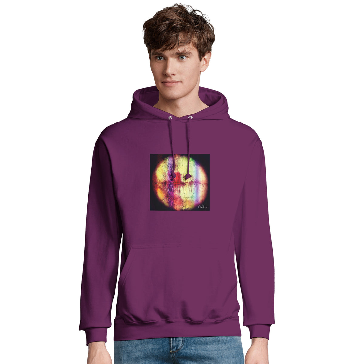 Love - "Chromatic Kiss" Hoodie astral purple 4