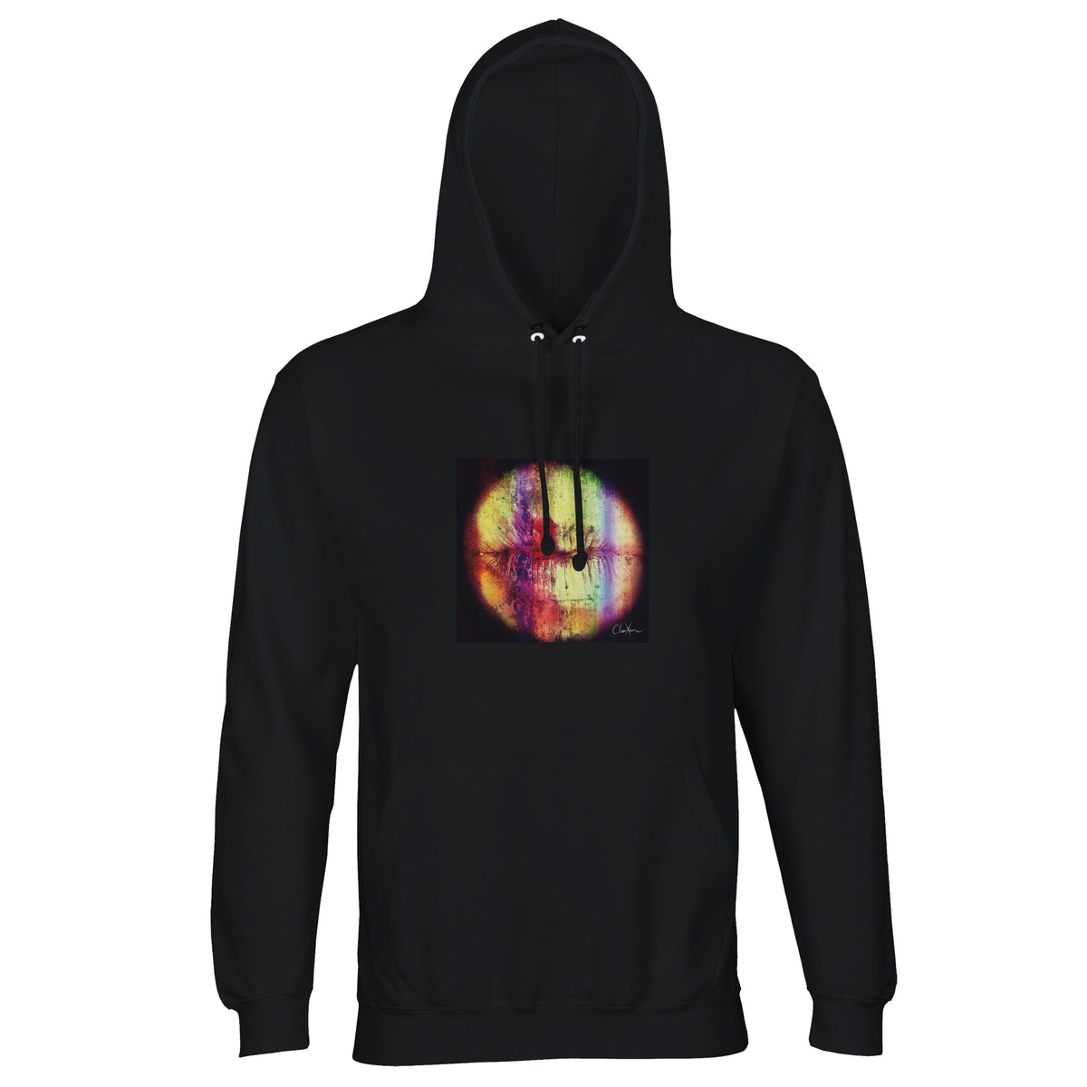 Love - "Chromatic Kiss" Hoodie Black 1