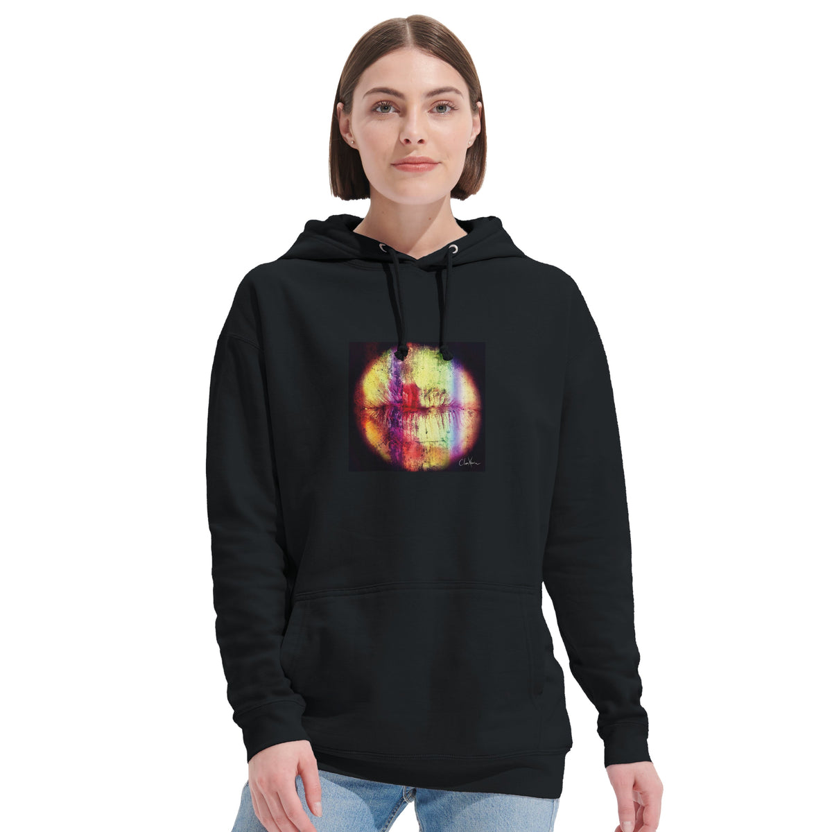 Love - "Chromatic Kiss" Hoodie Black 6