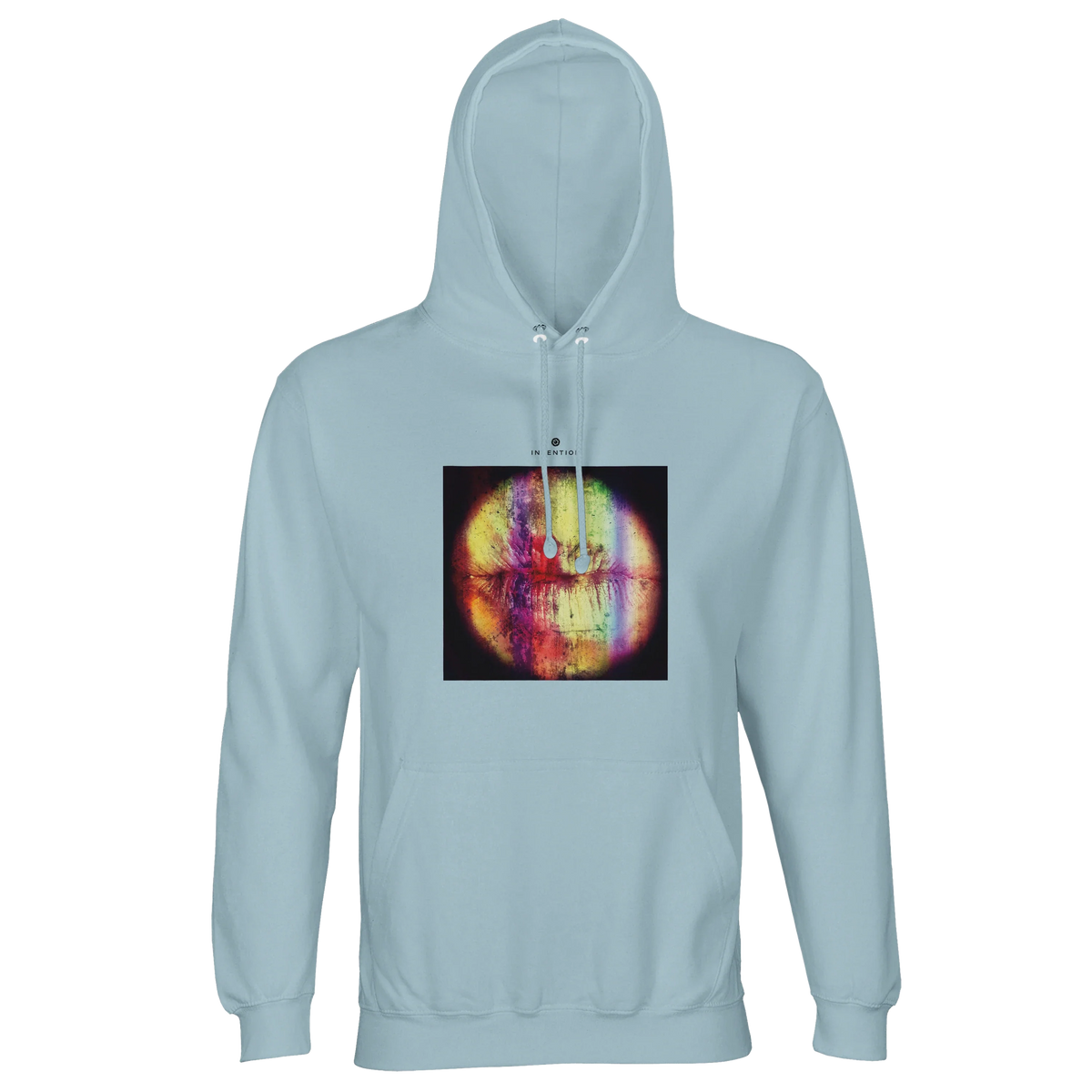 Love - "Chromatic Kiss" Hoodie creamy blue 1