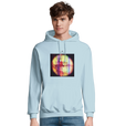 Love - "Chromatic Kiss" Hoodie creamy blue 3