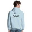 Love - "Chromatic Kiss" Hoodie creamy blue 4