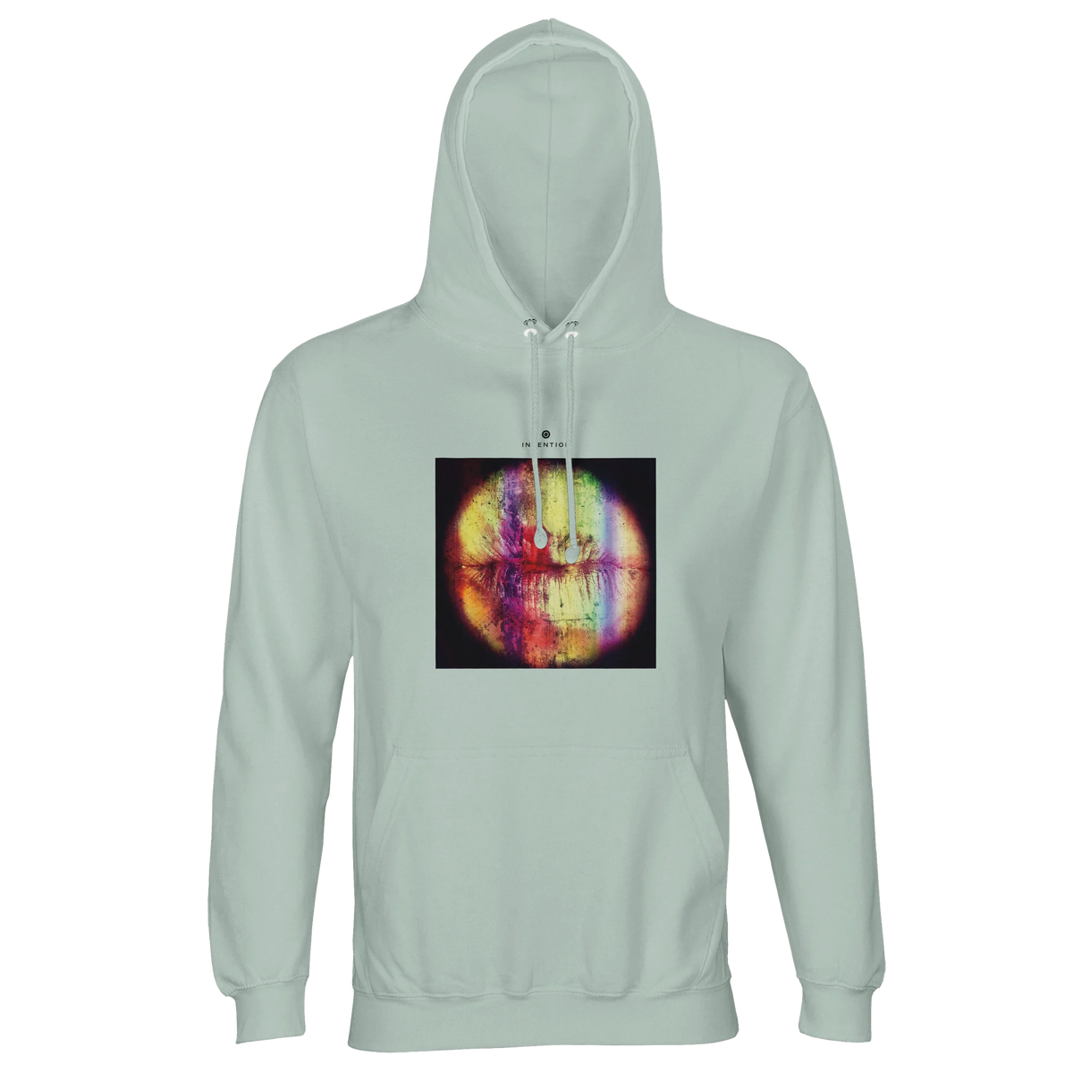 Love - "Chromatic Kiss" Hoodie creamy green 1
