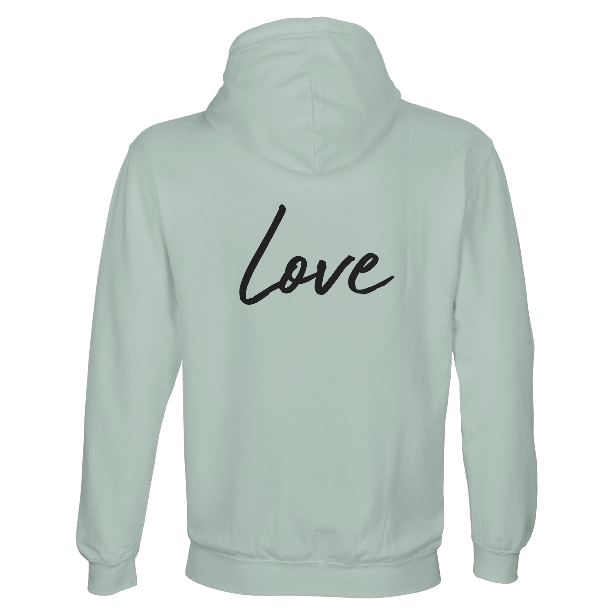 Love - "Chromatic Kiss" Hoodie creamy green 2