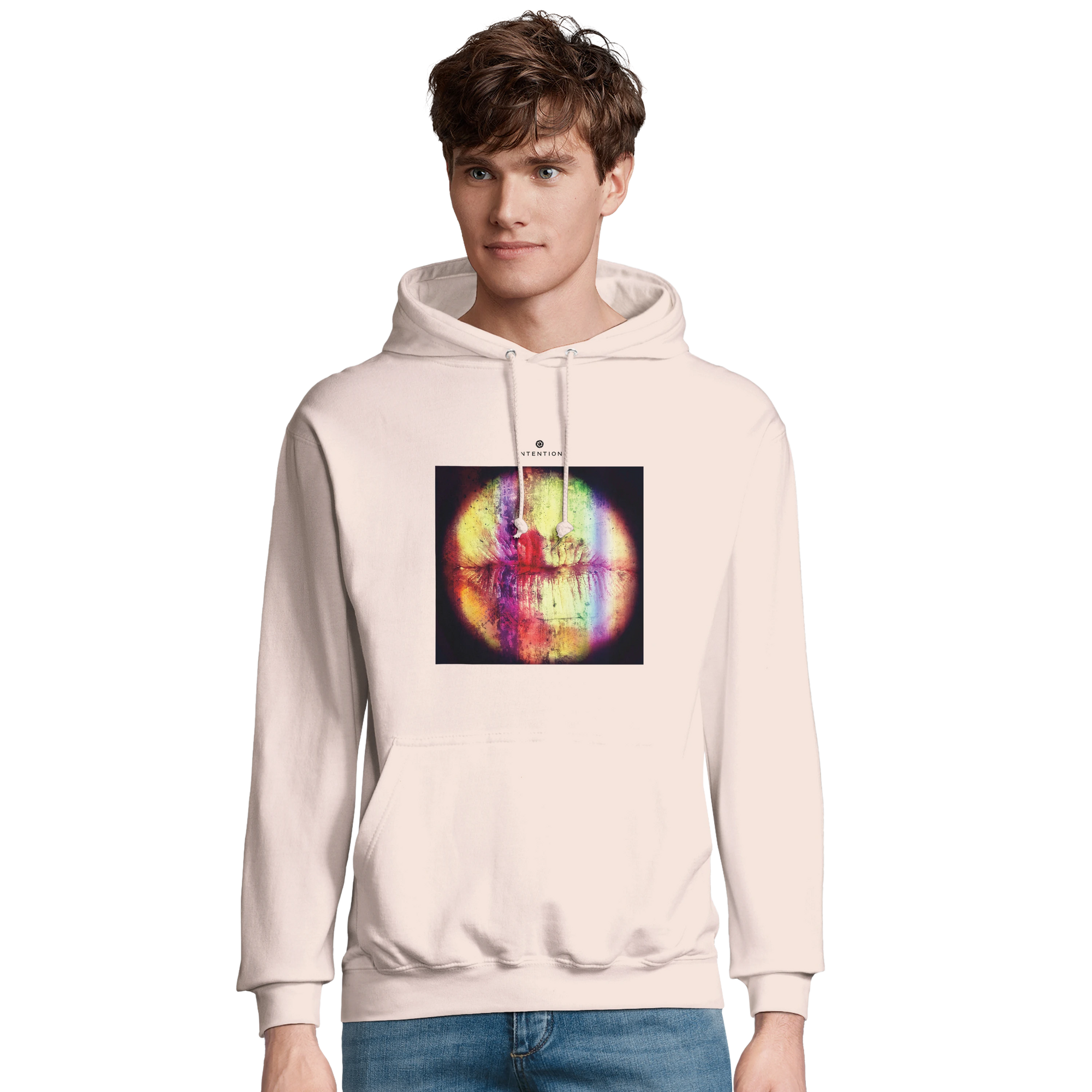 Love - "Chromatic Kiss" Hoodie creamy pink 3
