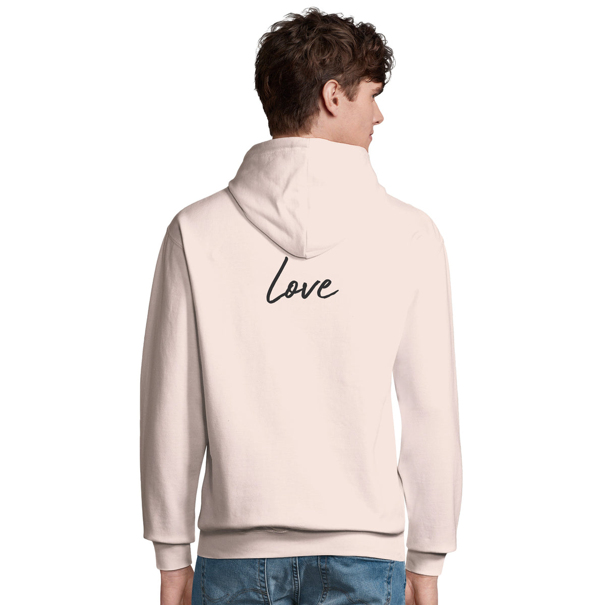 Love - "Chromatic Kiss" Hoodie creamy pink 5