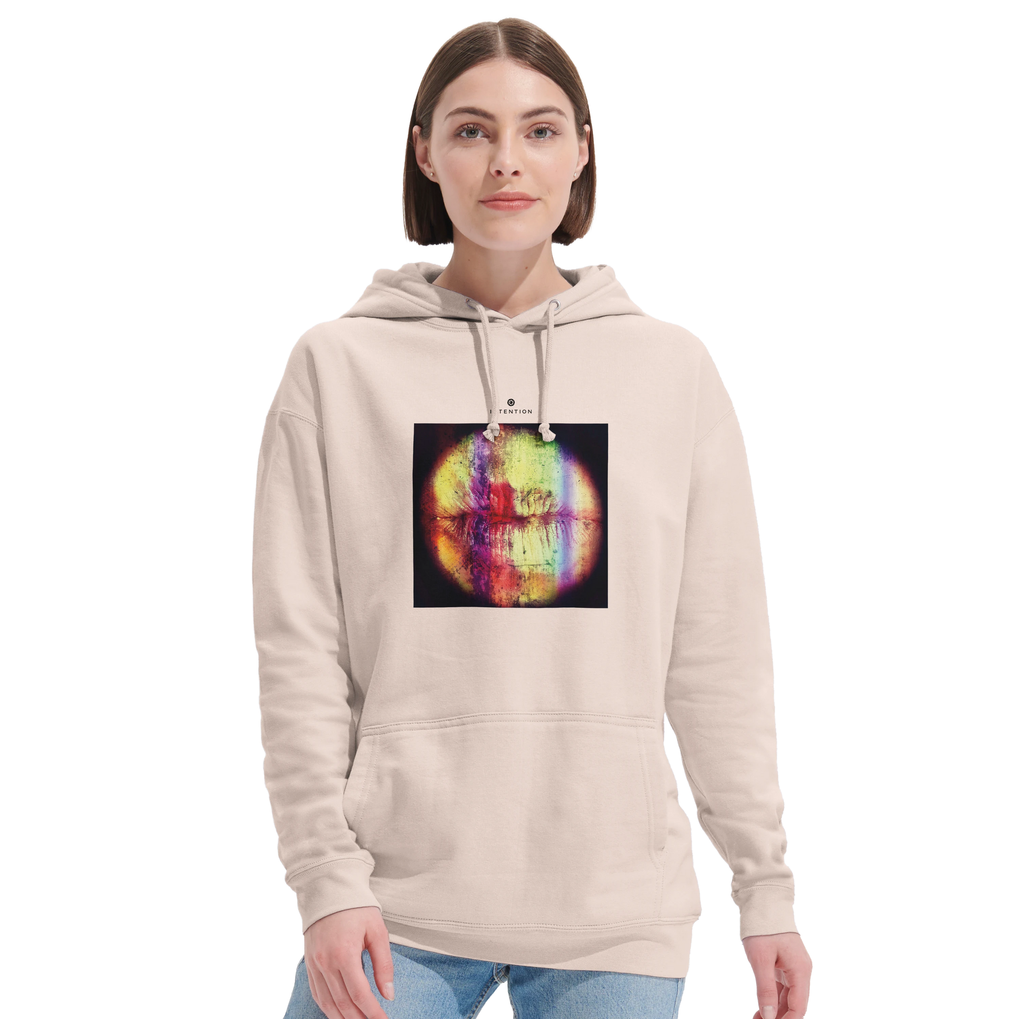 Love - "Chromatic Kiss" Hoodie creamy pink 5
