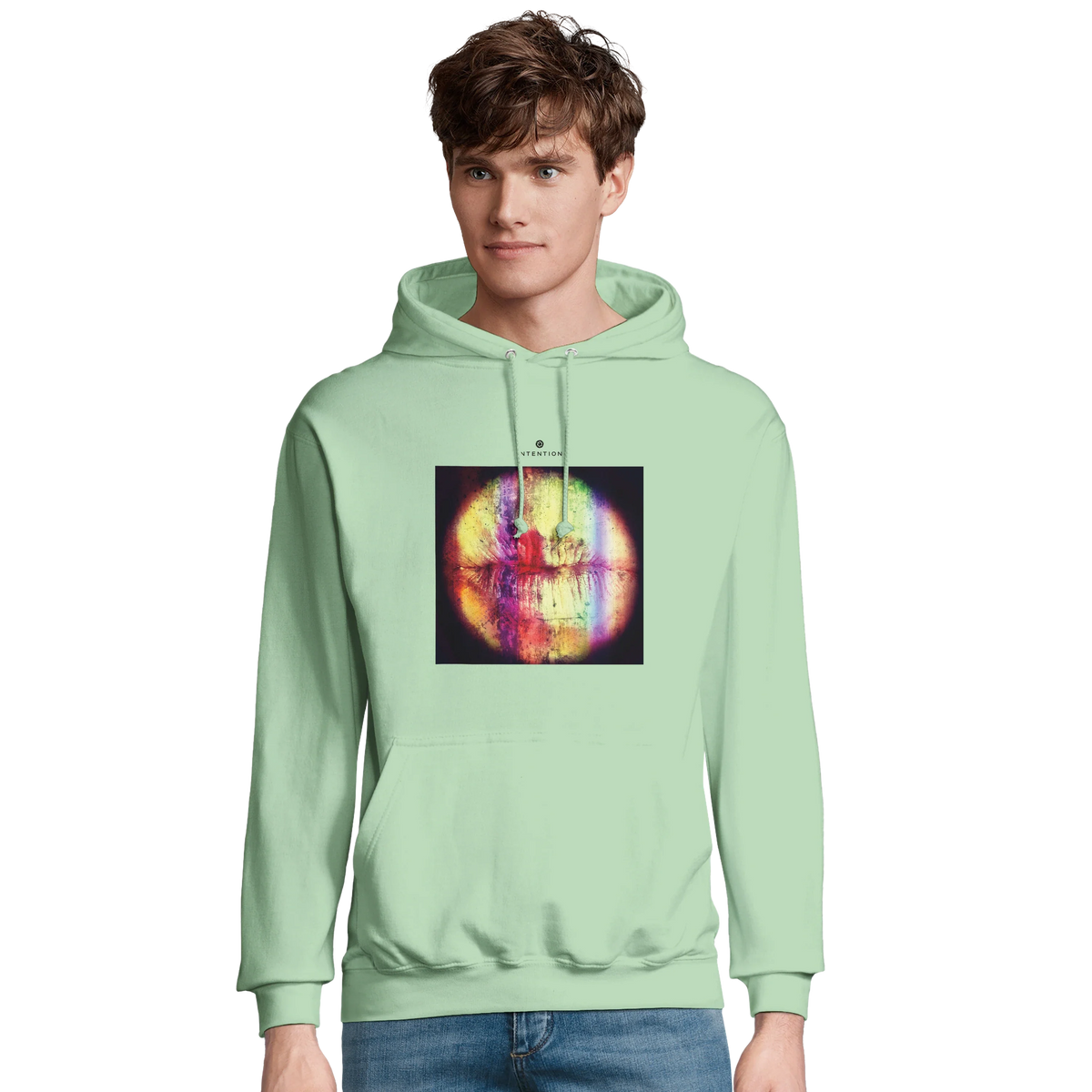 Love - "Chromatic Kiss" Hoodie frozen green 3
