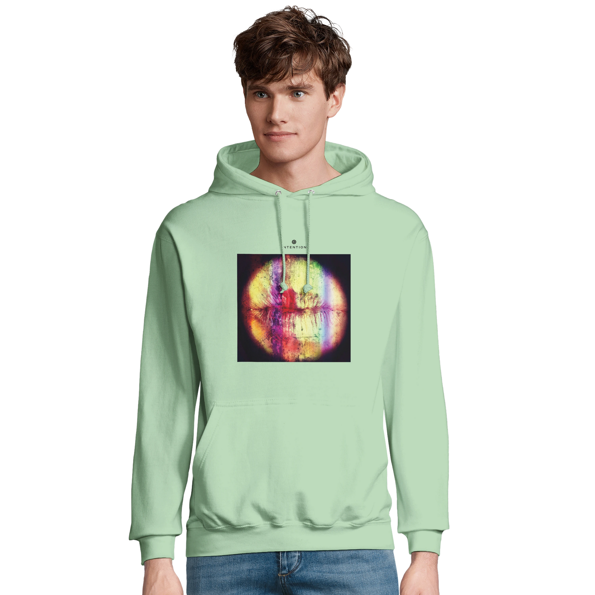Love - "Chromatic Kiss" Hoodie frozen green 3