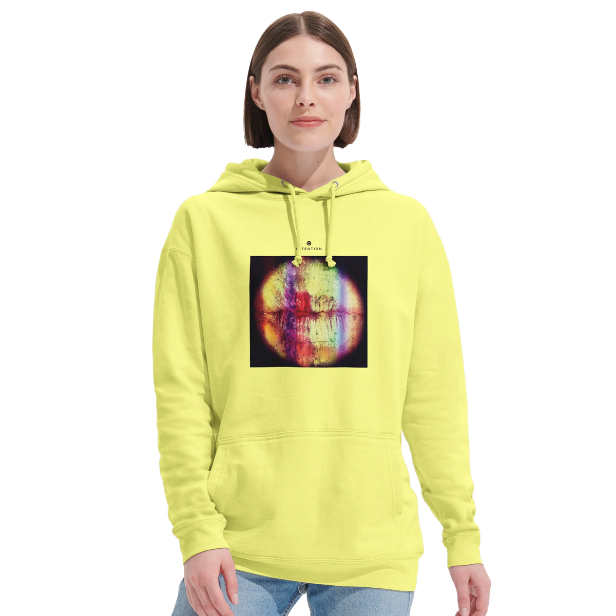 Love - "Chromatic Kiss" Hoodie Light Yellow 6