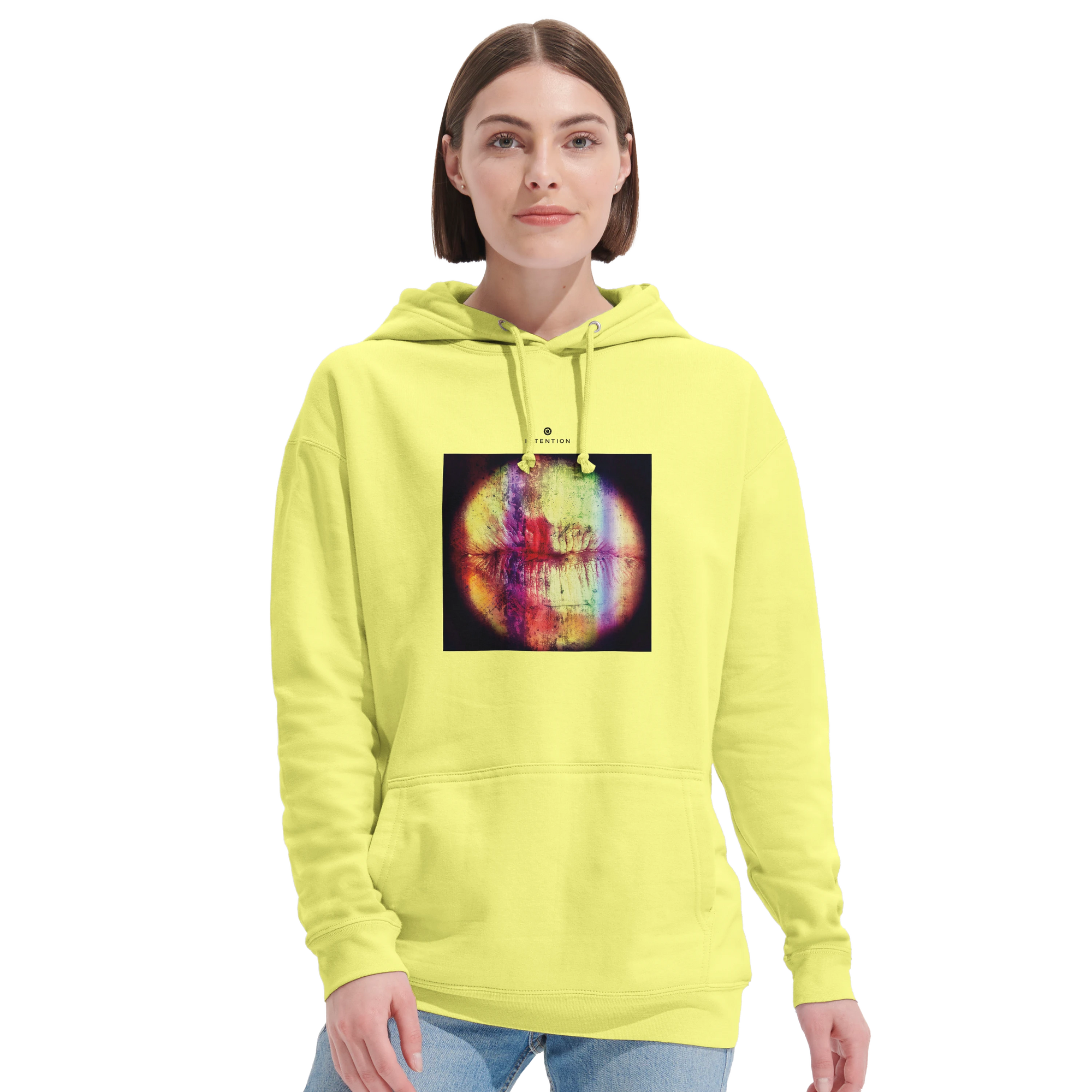 Love - "Chromatic Kiss" Hoodie Light Yellow 6