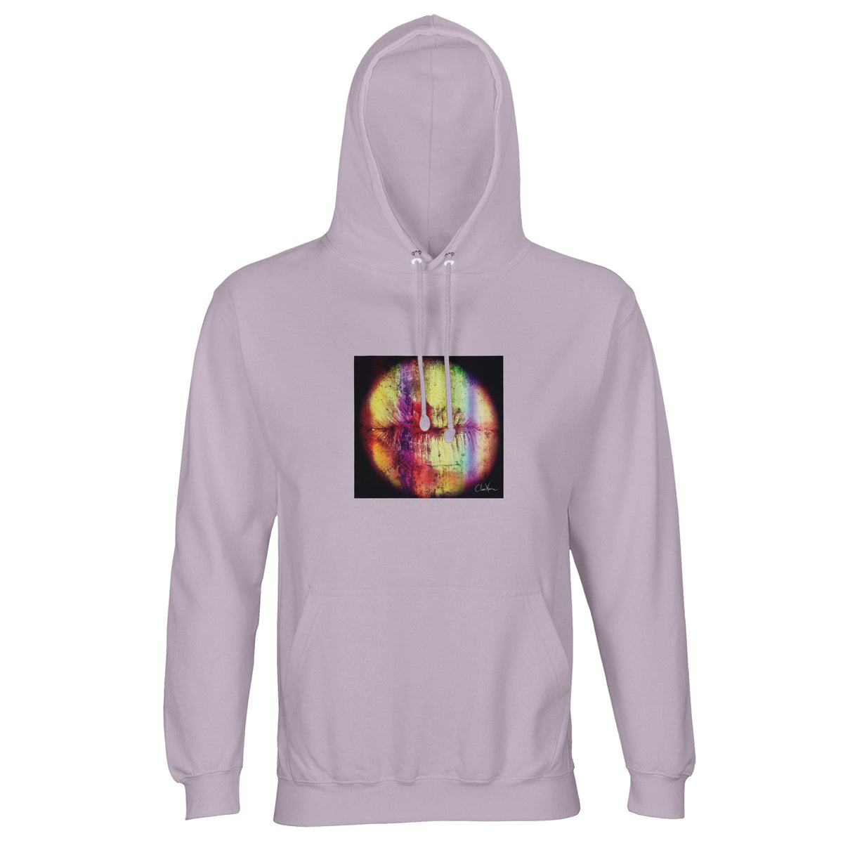 Love - "Chromatic Kiss" Hoodie lilak 1