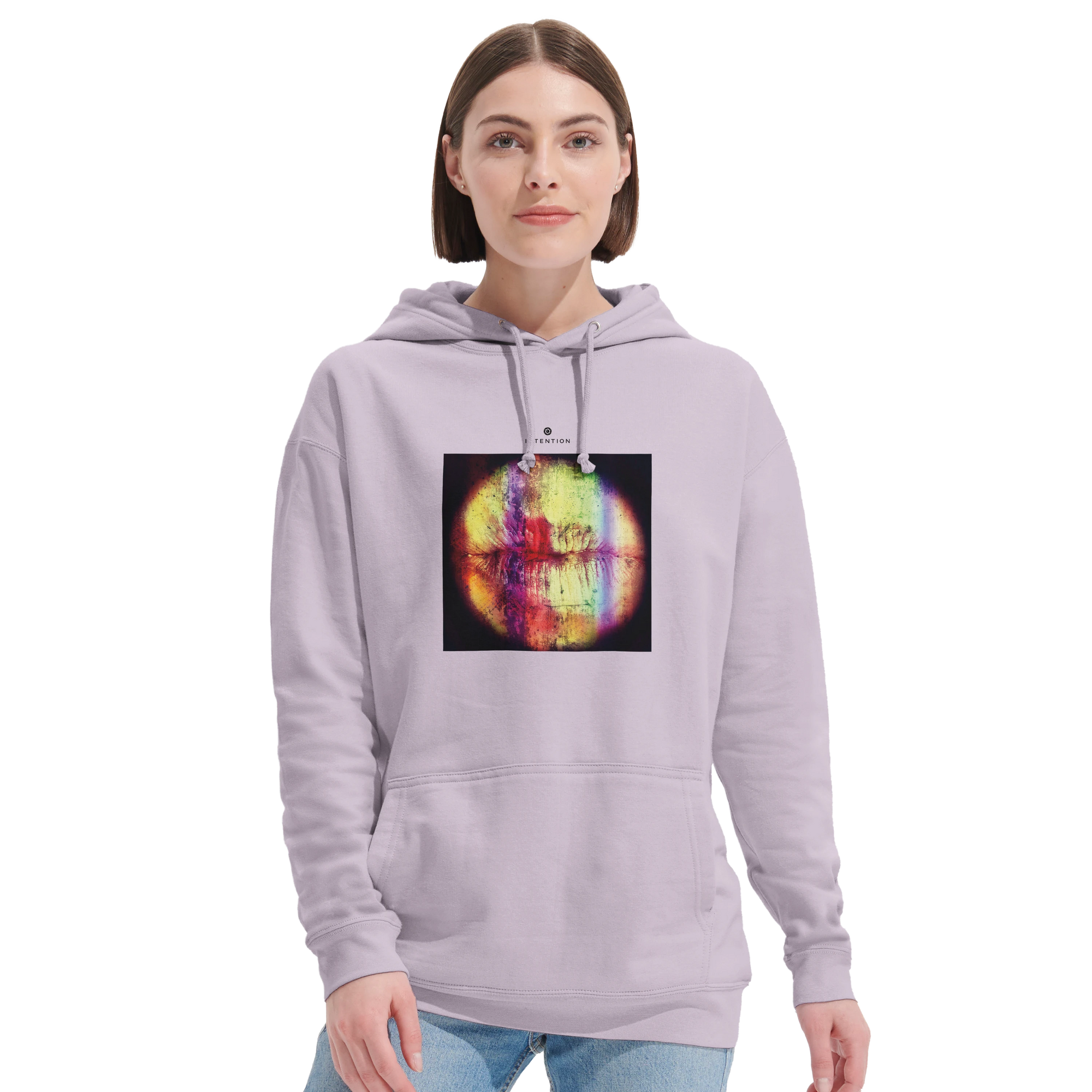 Love - "Chromatic Kiss" Hoodie lilak 5