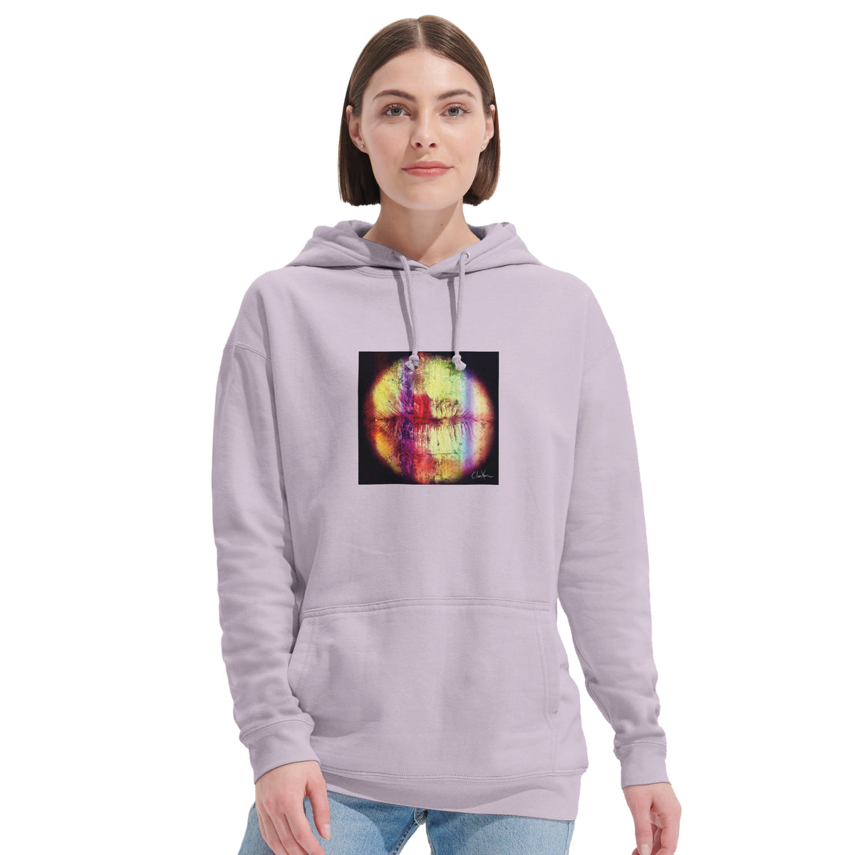 Love - "Chromatic Kiss" Hoodie lilak 6