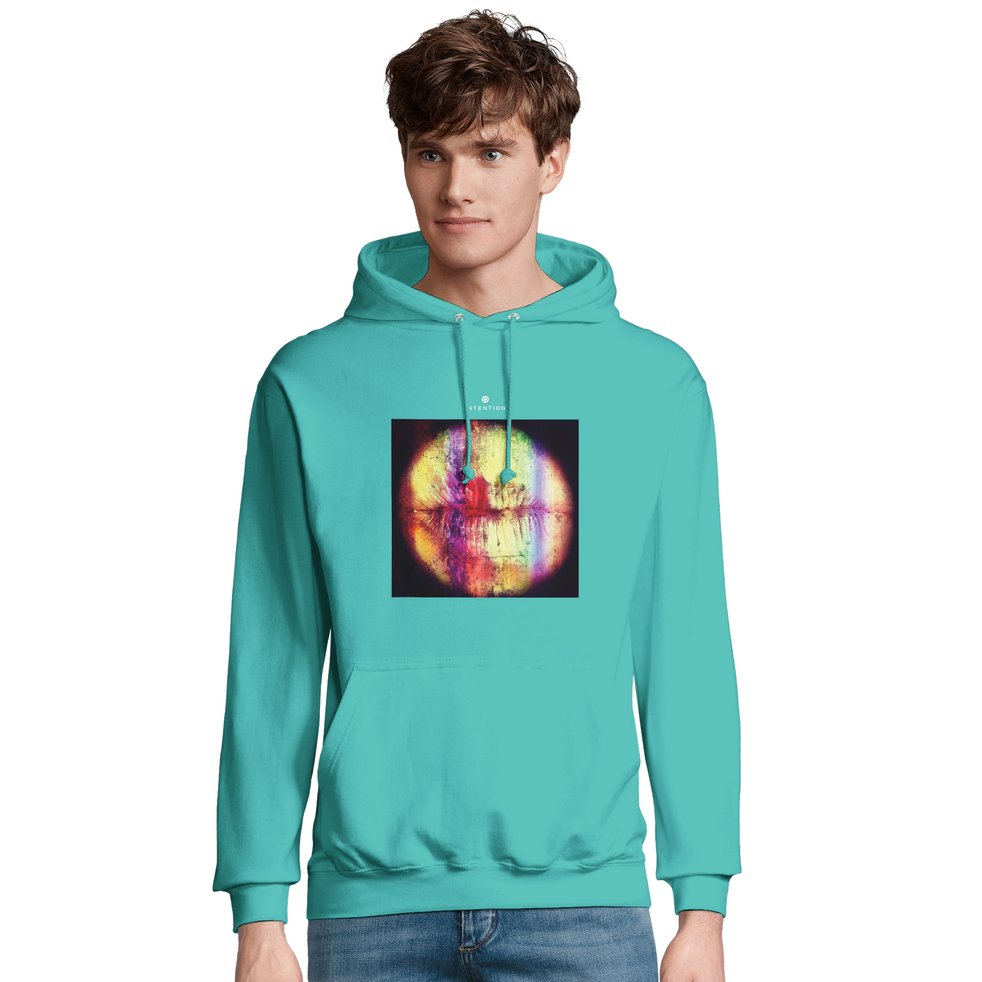 Love - "Chromatic Kiss" Hoodie pool blue 3
