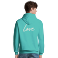 Love - "Chromatic Kiss" Hoodie pool blue 4