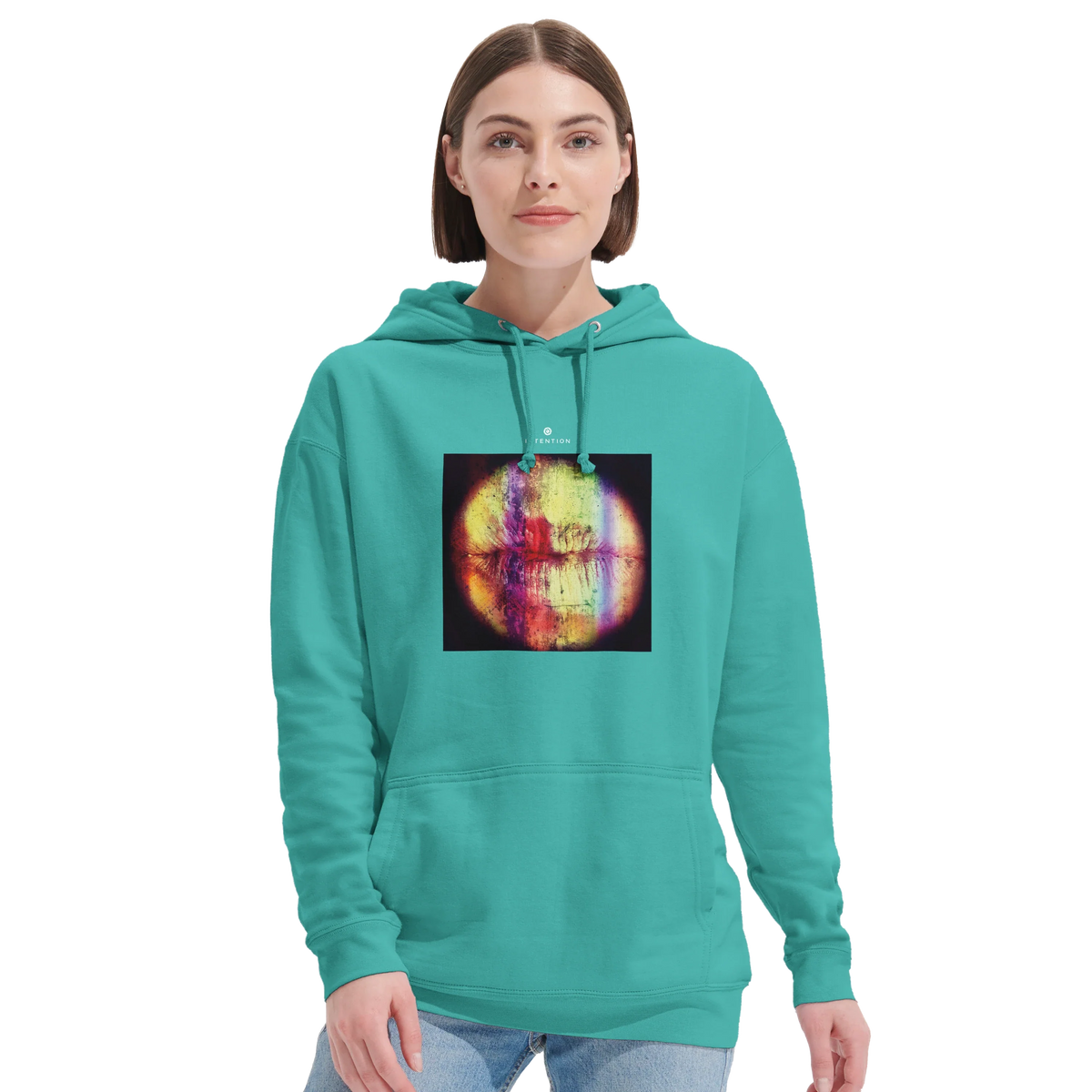 Love - "Chromatic Kiss" Hoodie pool blue 5