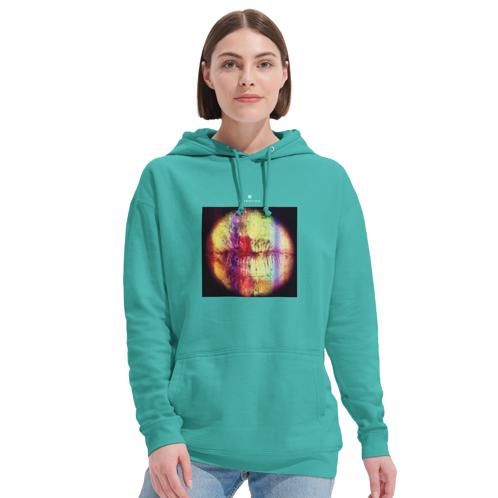 Love - "Chromatic Kiss" Hoodie pool blue 5