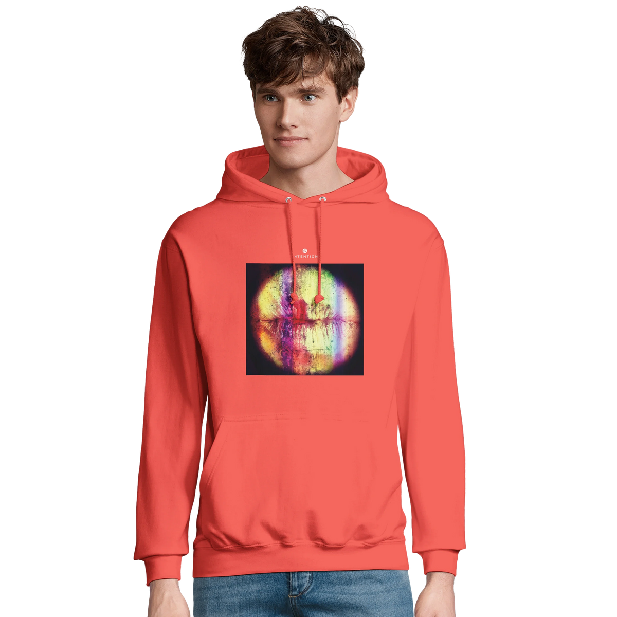 Love - "Chromatic Kiss" Hoodie pop orange 3
