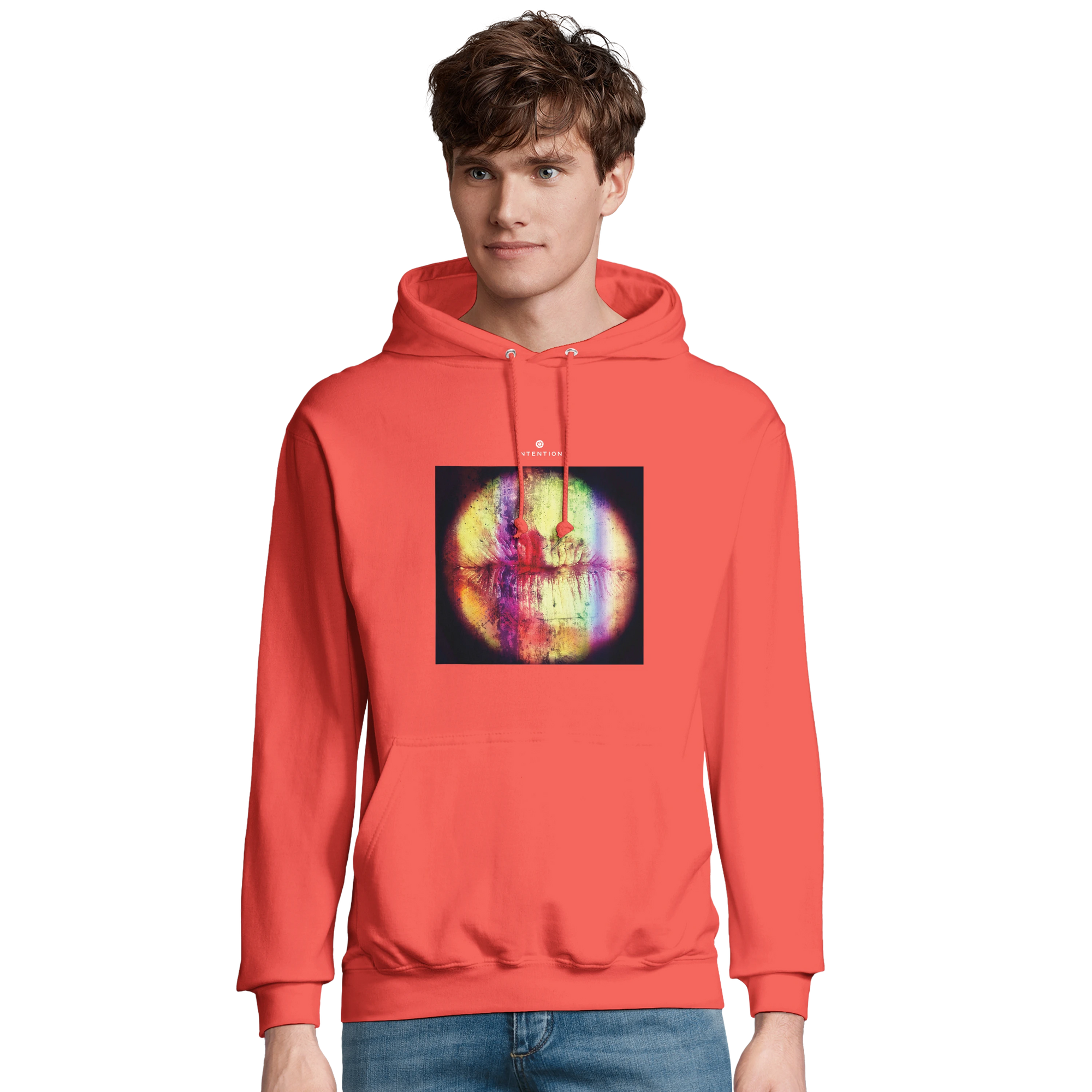 Love - "Chromatic Kiss" Hoodie pop orange 3