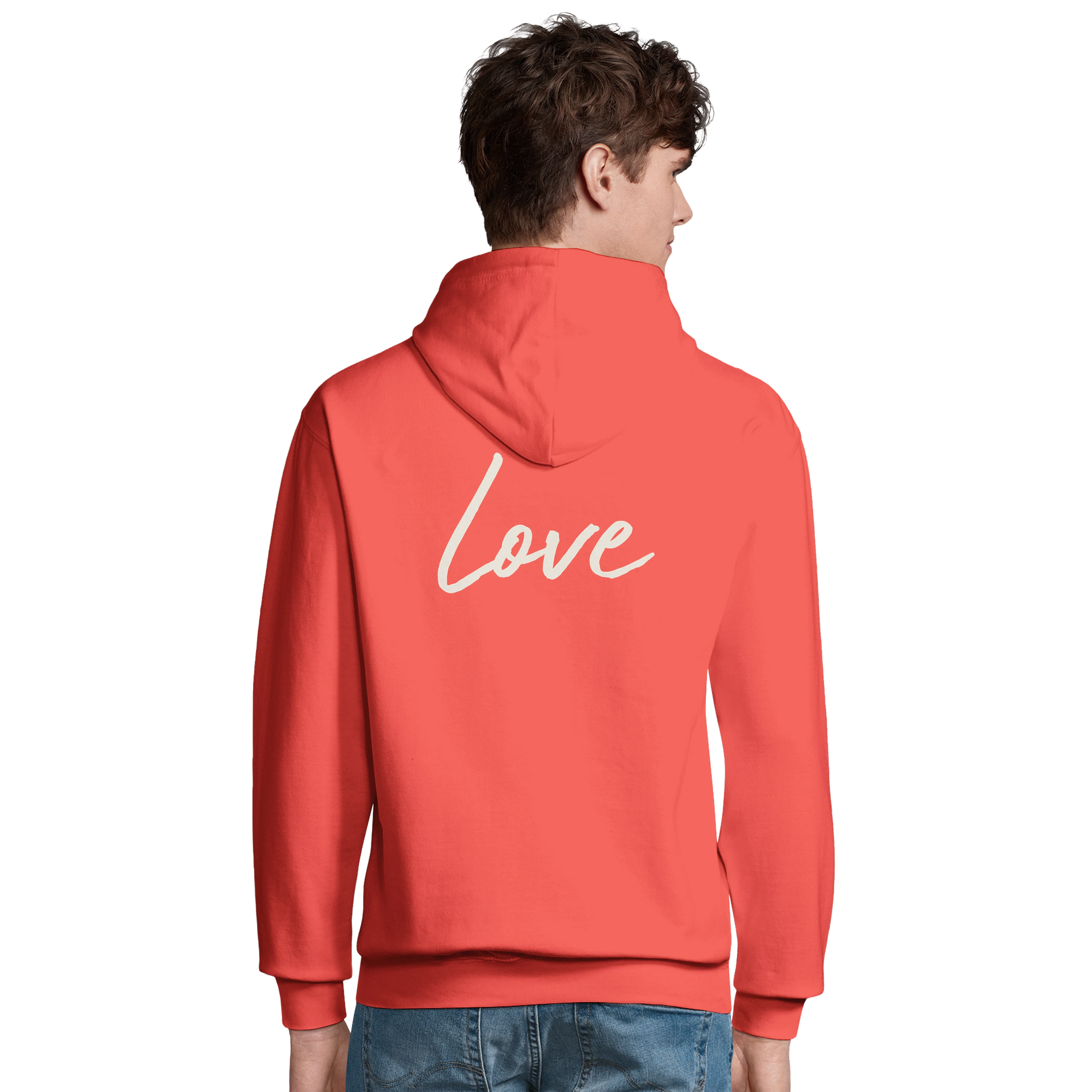 Love - "Chromatic Kiss" Hoodie pop orange 4