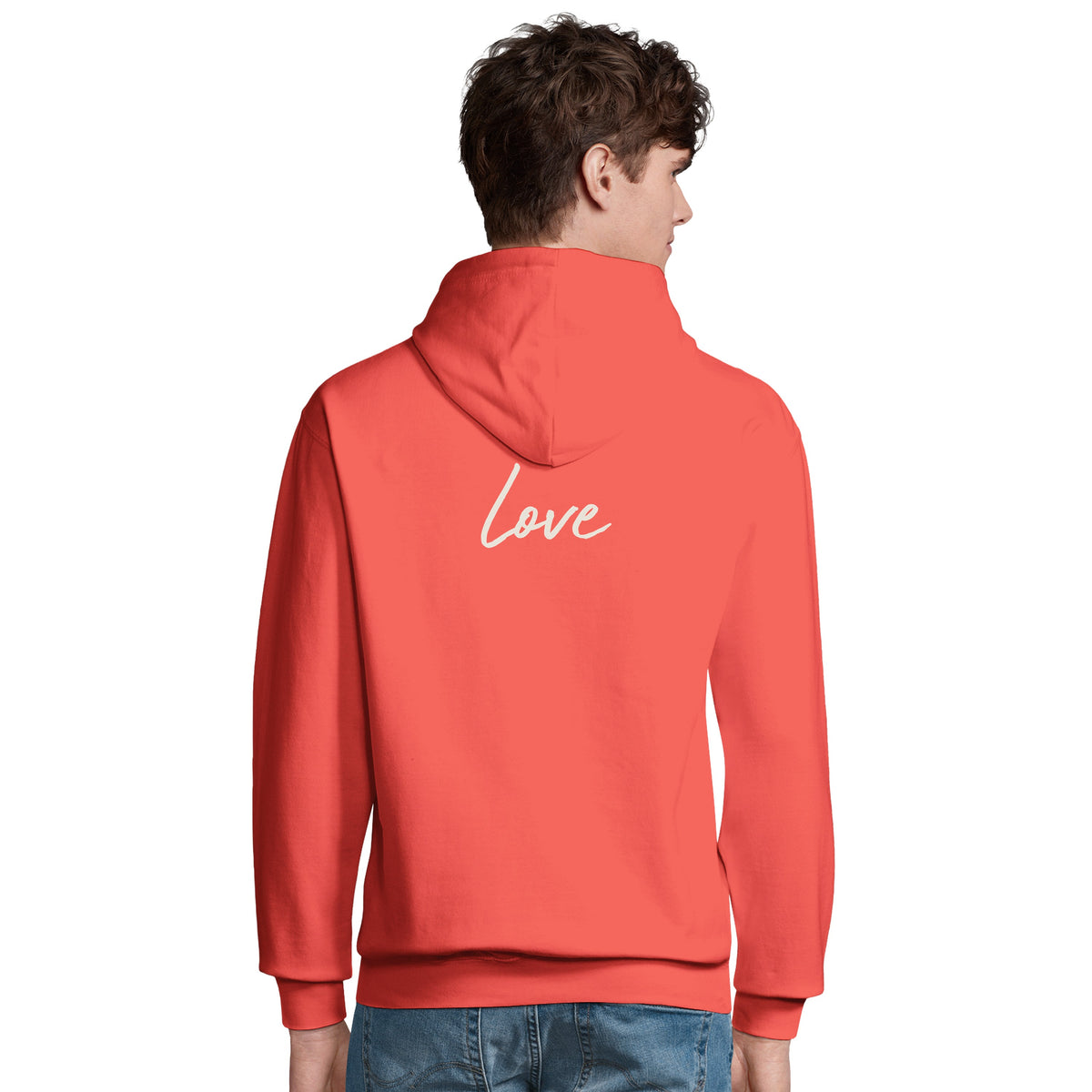 Love - "Chromatic Kiss" Hoodie pop orange 5
