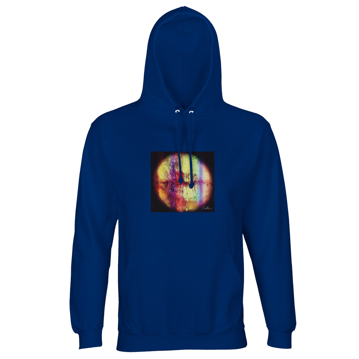 Love - "Chromatic Kiss" Hoodie Royal Blue 1