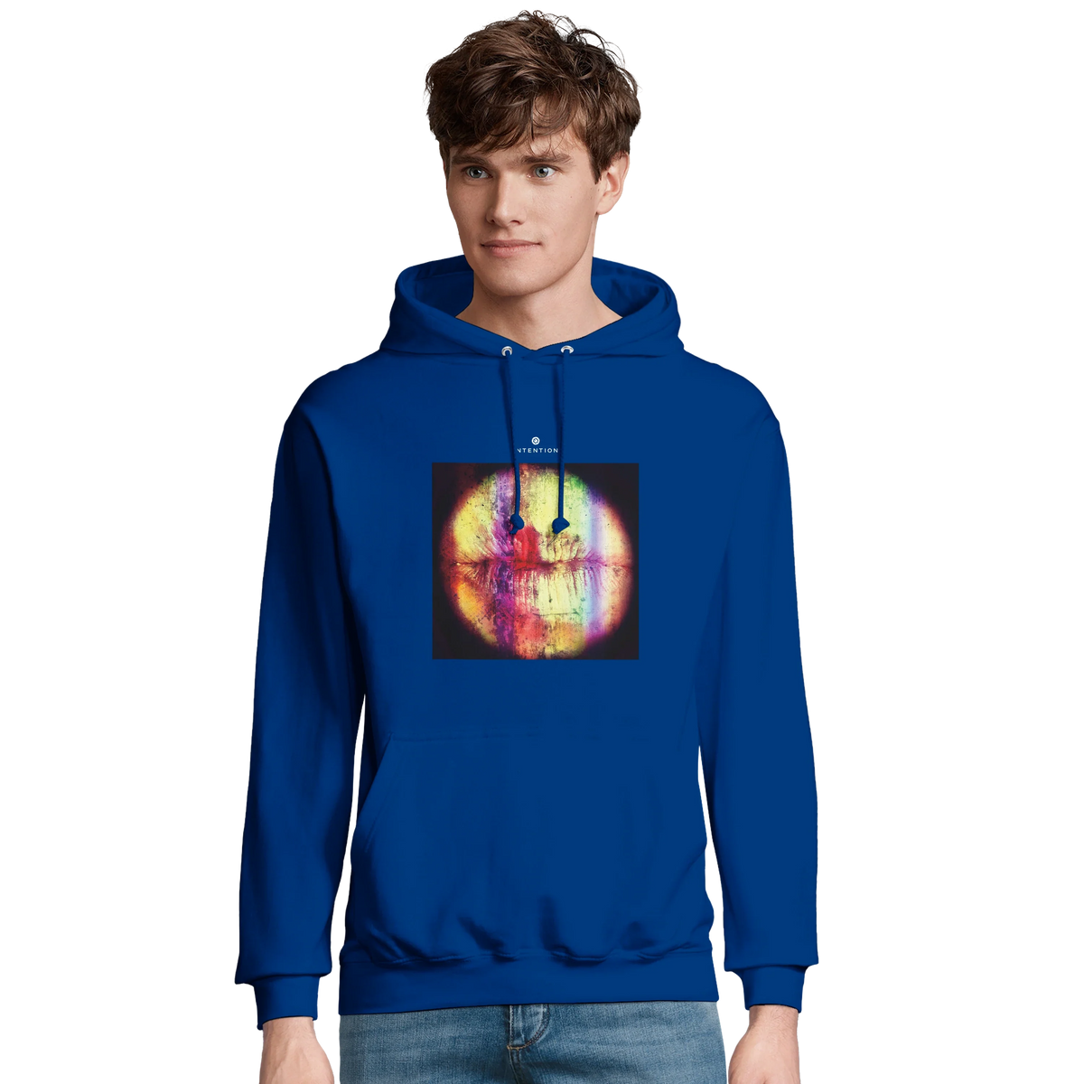 Love - "Chromatic Kiss" Hoodie Royal Blue 3