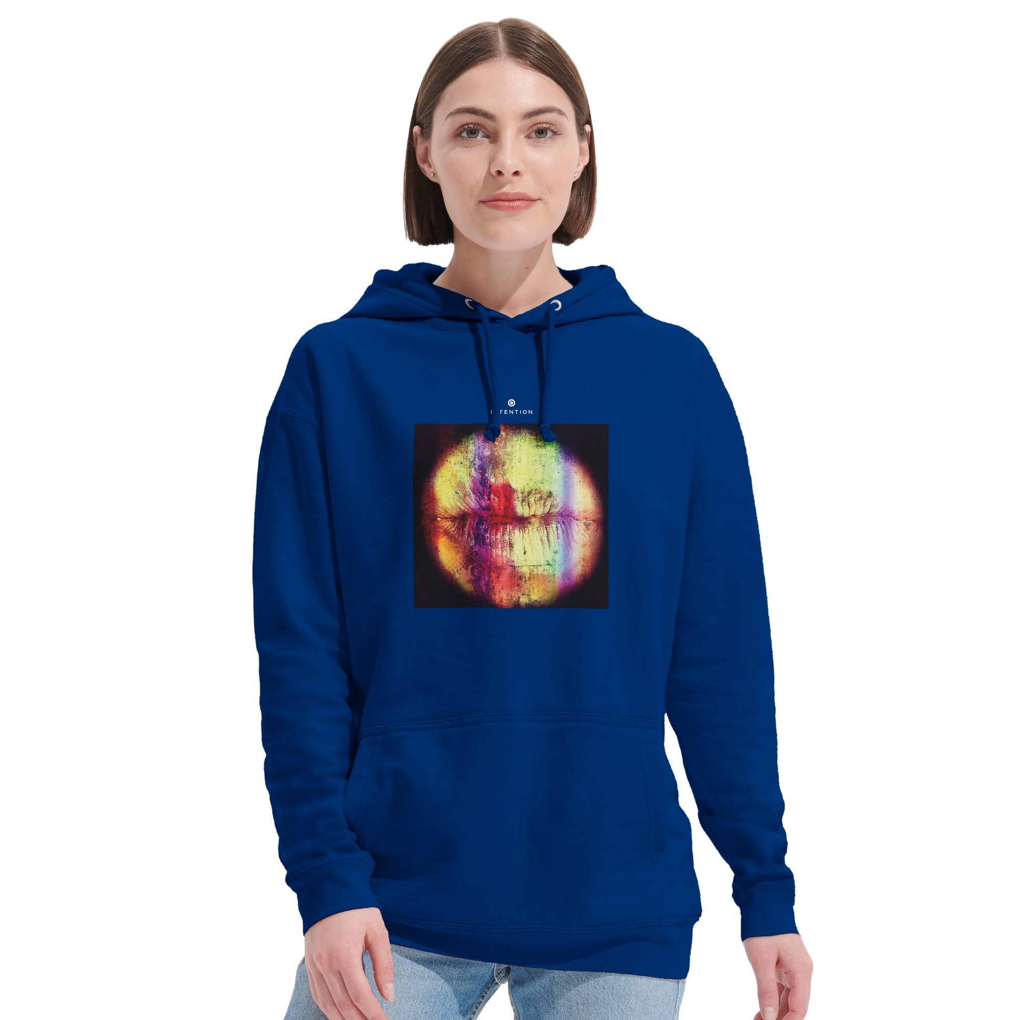 Love - "Chromatic Kiss" Hoodie Royal Blue 5