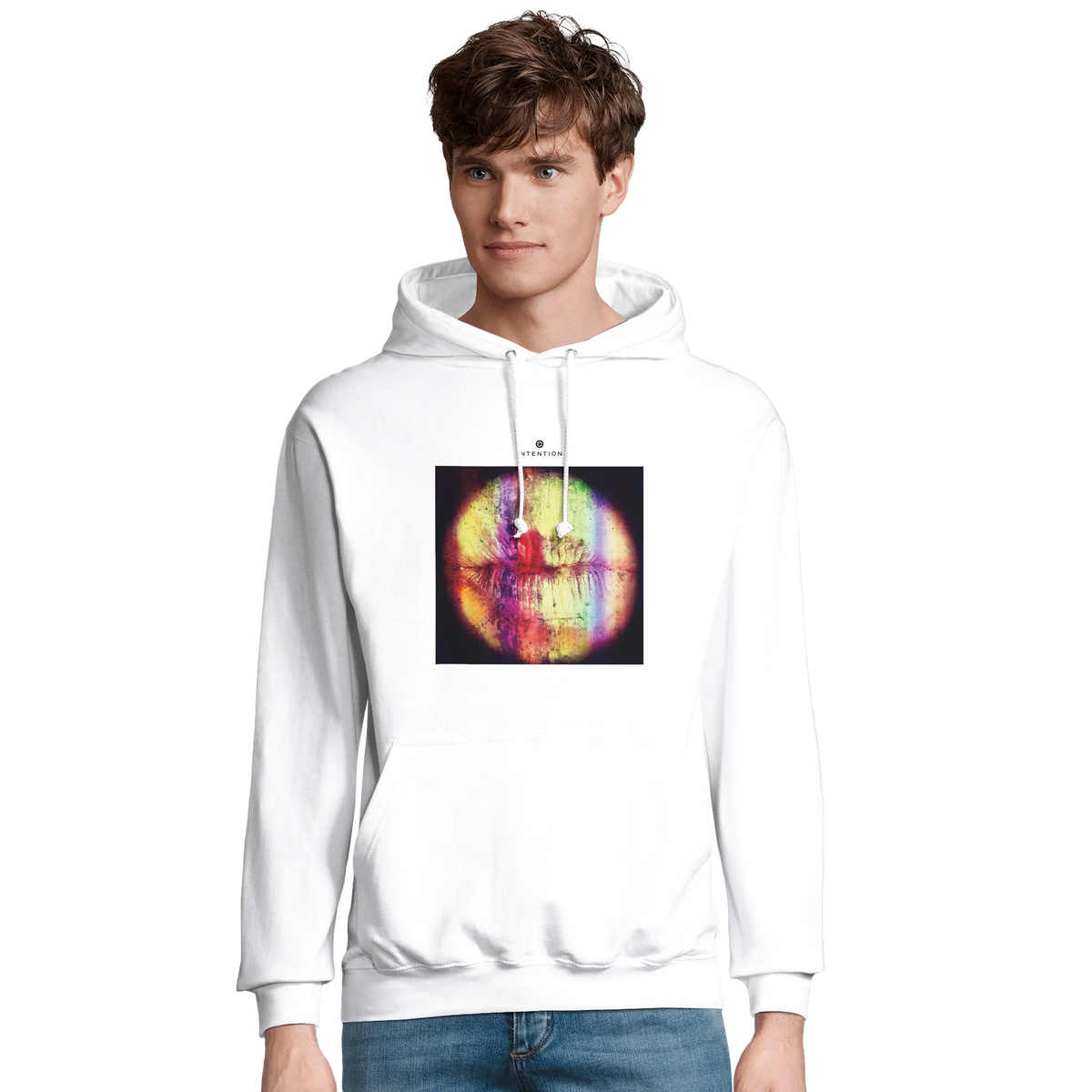 Love - "Chromatic Kiss" Hoodie White 3