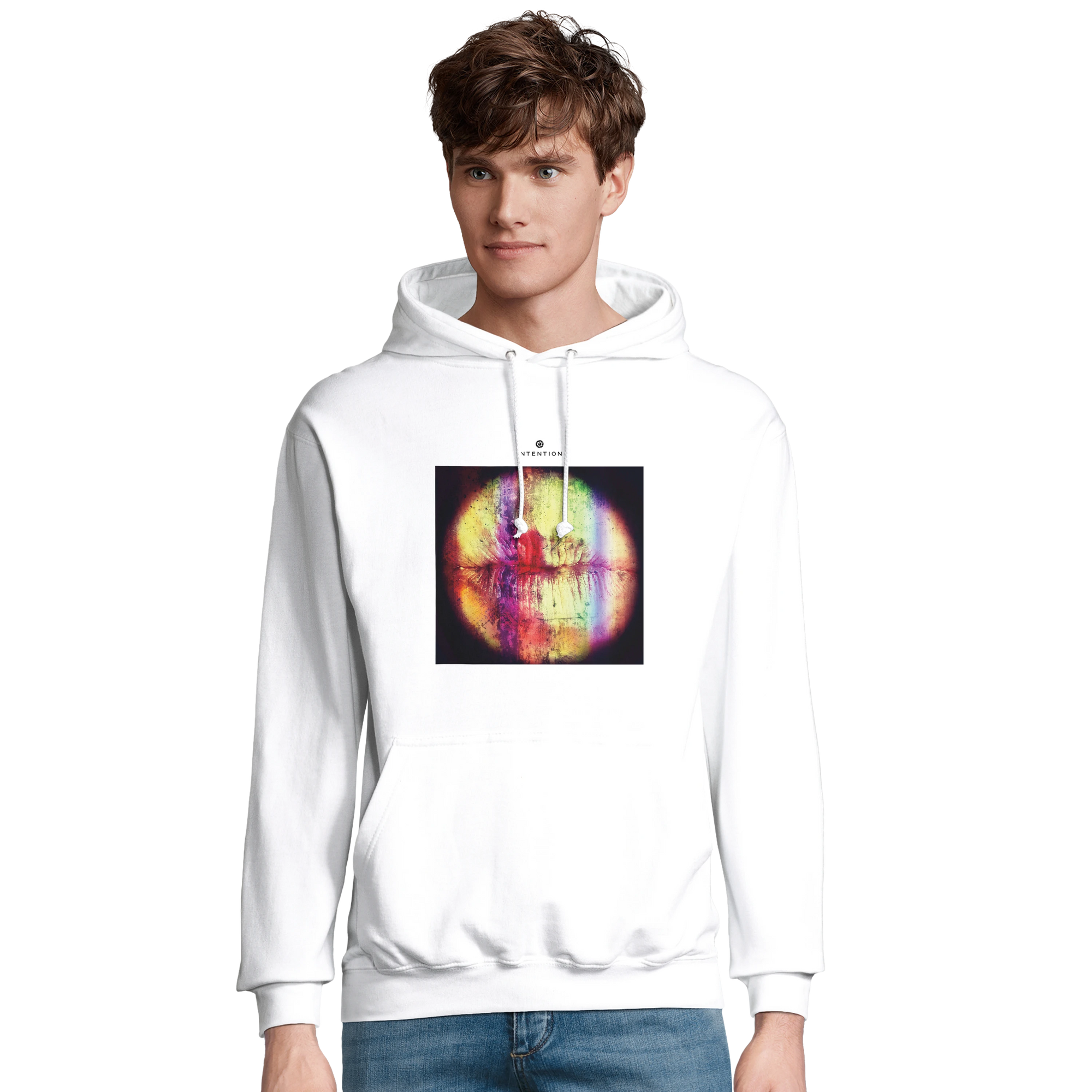 Love - "Chromatic Kiss" Hoodie White 3