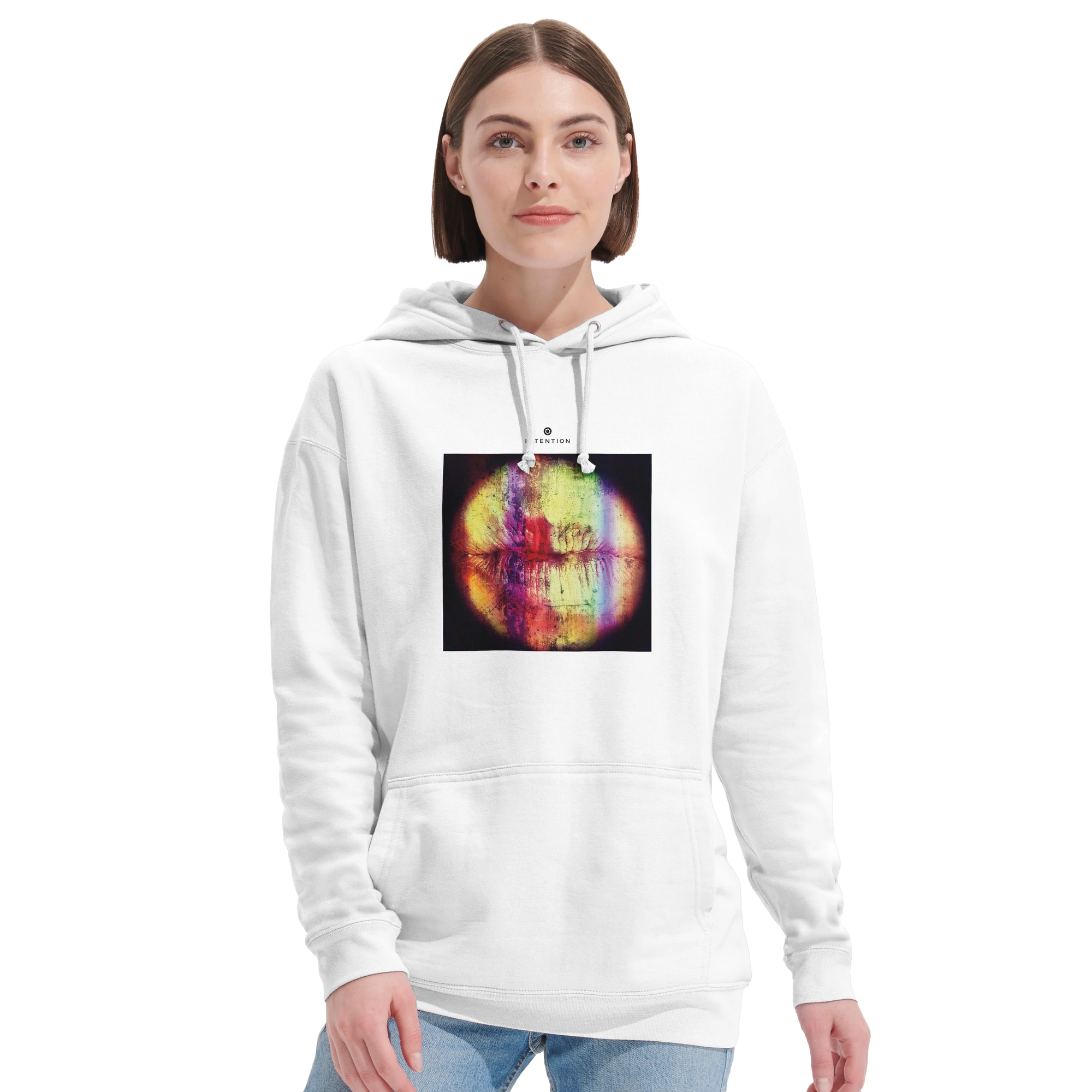 Love - "Chromatic Kiss" Hoodie White 5