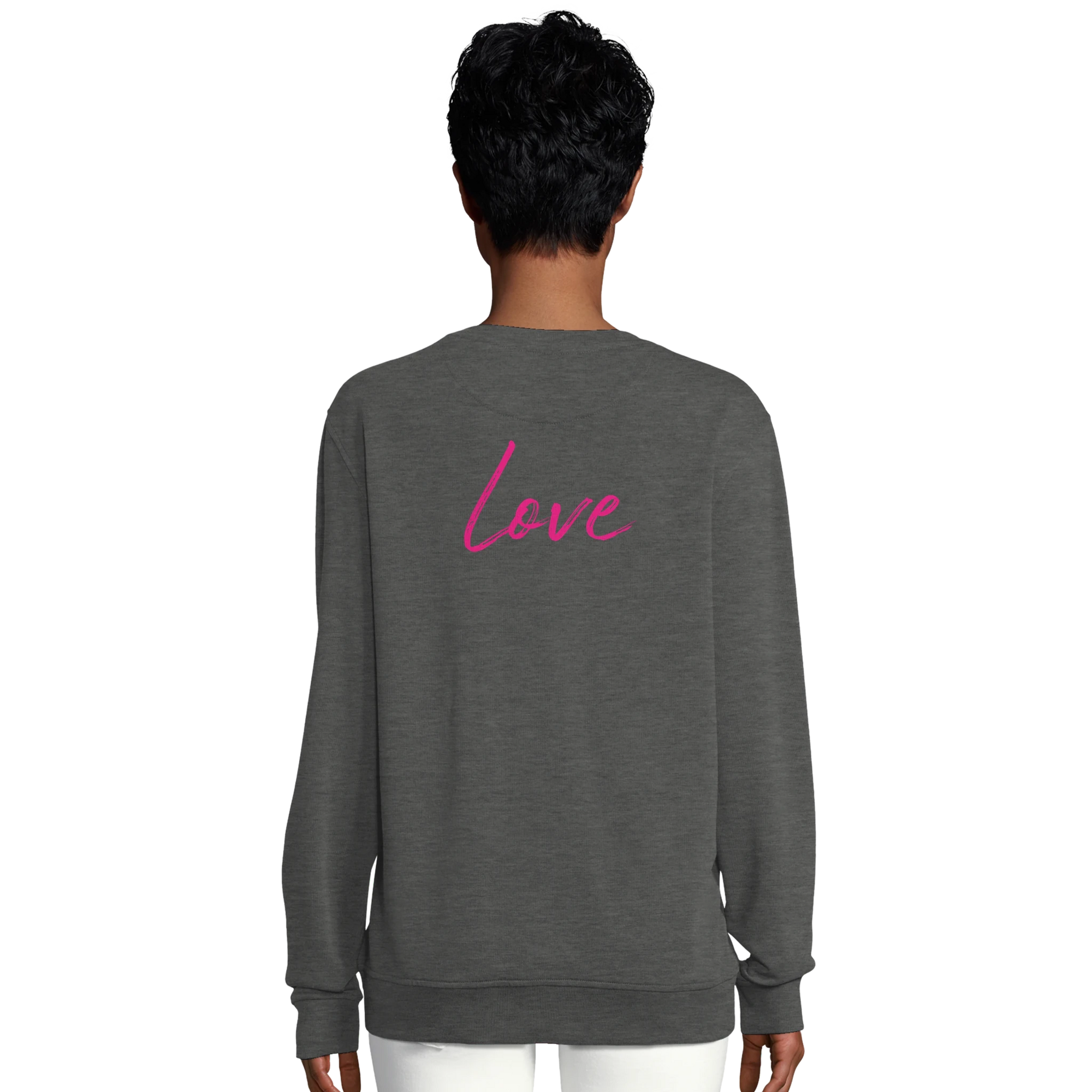 Love - "Chromatic Kiss" Sweatshirt Grey Melange XS 6