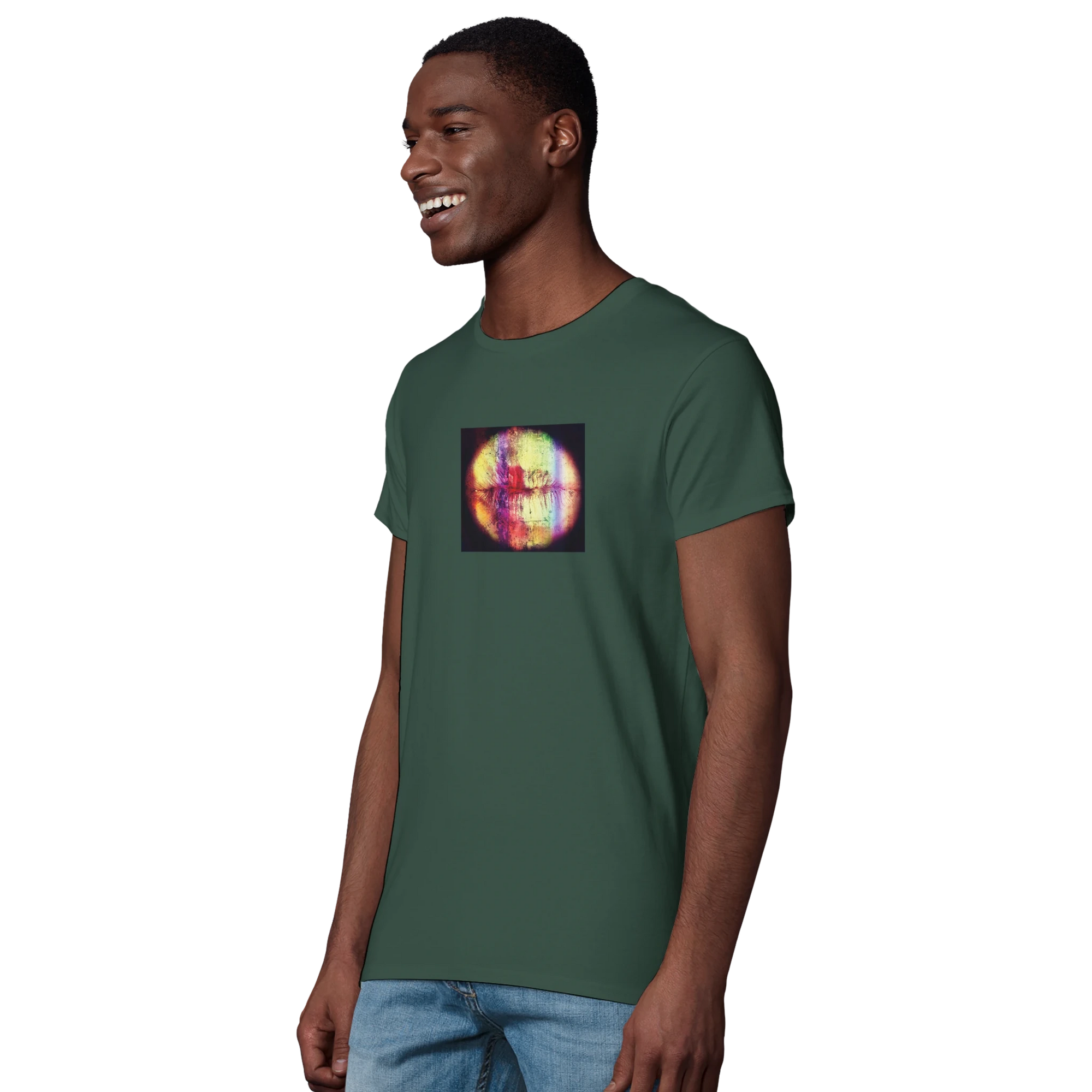 Love - "Chromatic Kiss" T-shirt Bottle Green XS 1