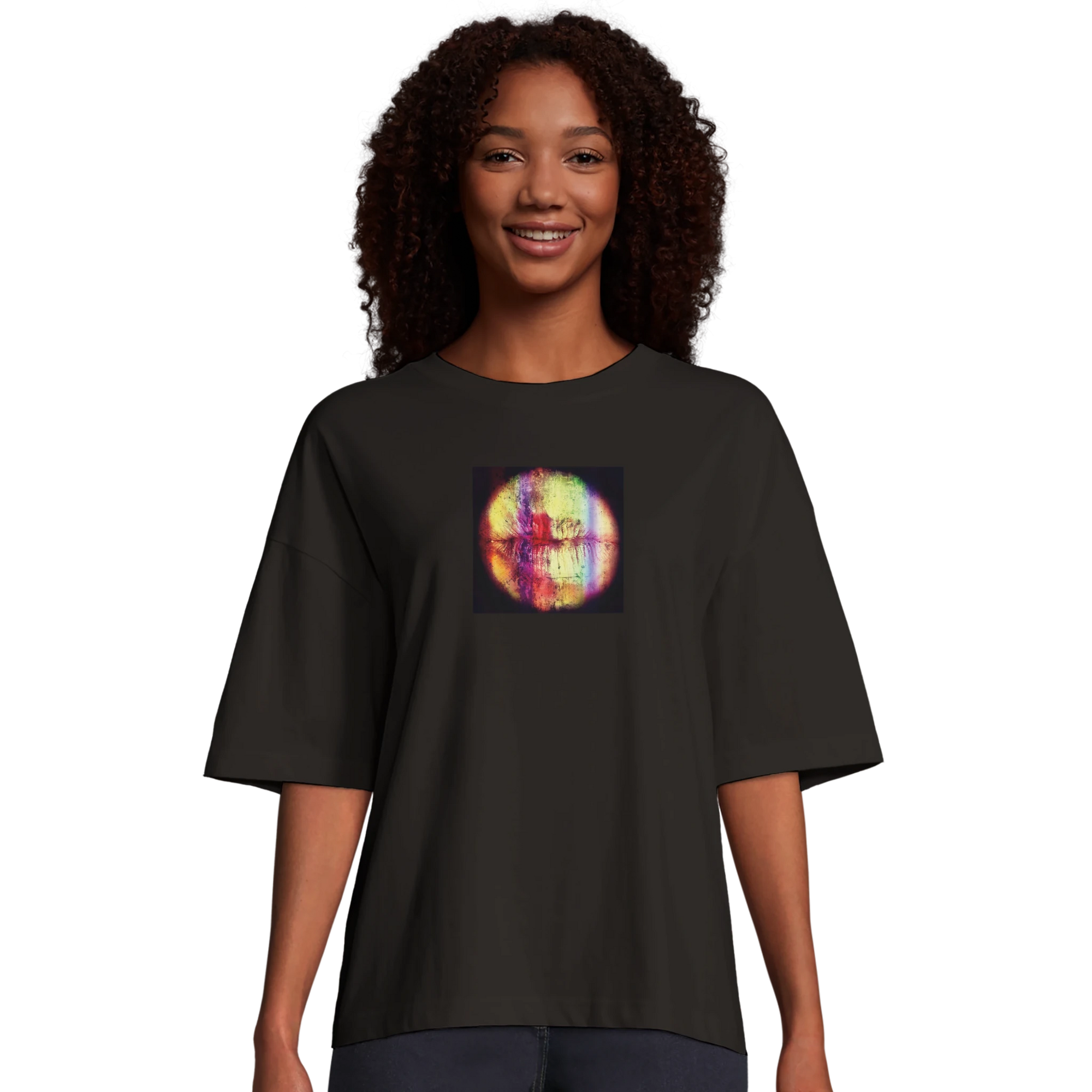 Love - "Chromatic Kiss" T-shirt Deep Black XS 12