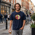 Love - "Chromatic Kiss" T-shirt French Navy S 1
