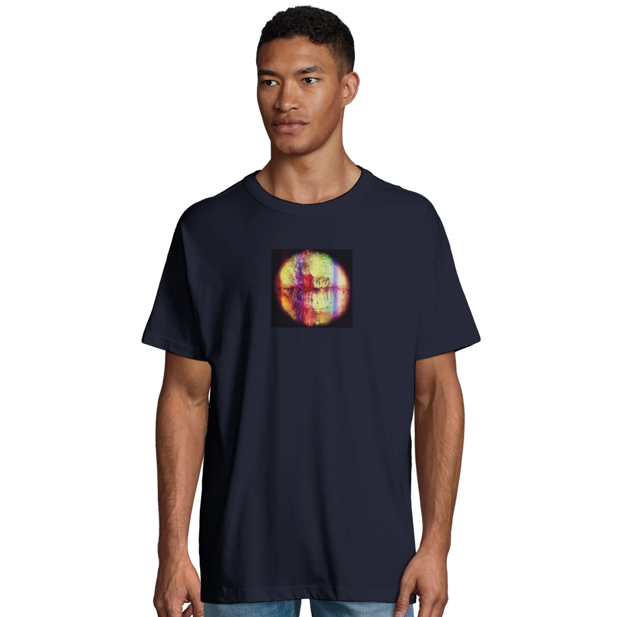 Love - "Chromatic Kiss" T-shirt French Navy S 5